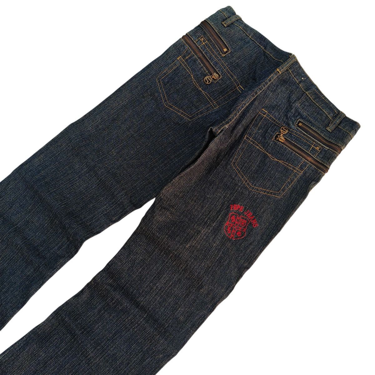 Pepe Jeans Vintage Y2K Pepe Jeans Dark Wash Zipper Pocket Denim Size US 30 / EU 46 - 5 Thumbnail