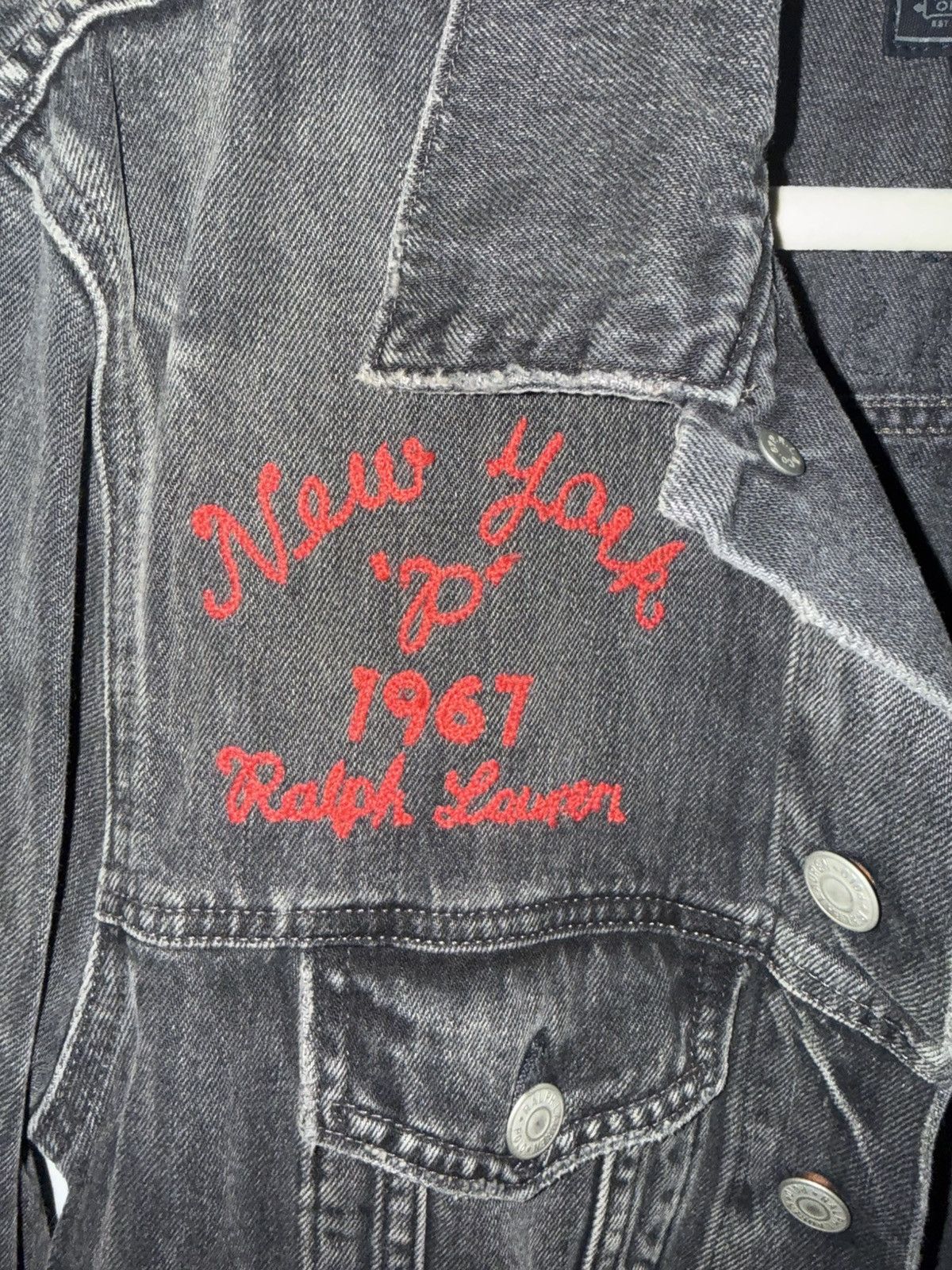 Polo Ralph Lauren Polo Ralph Lauren Varsity Denim Jacket Bulldog Patch Size S Size US S / EU 44-46 / 1 - 6 Thumbnail