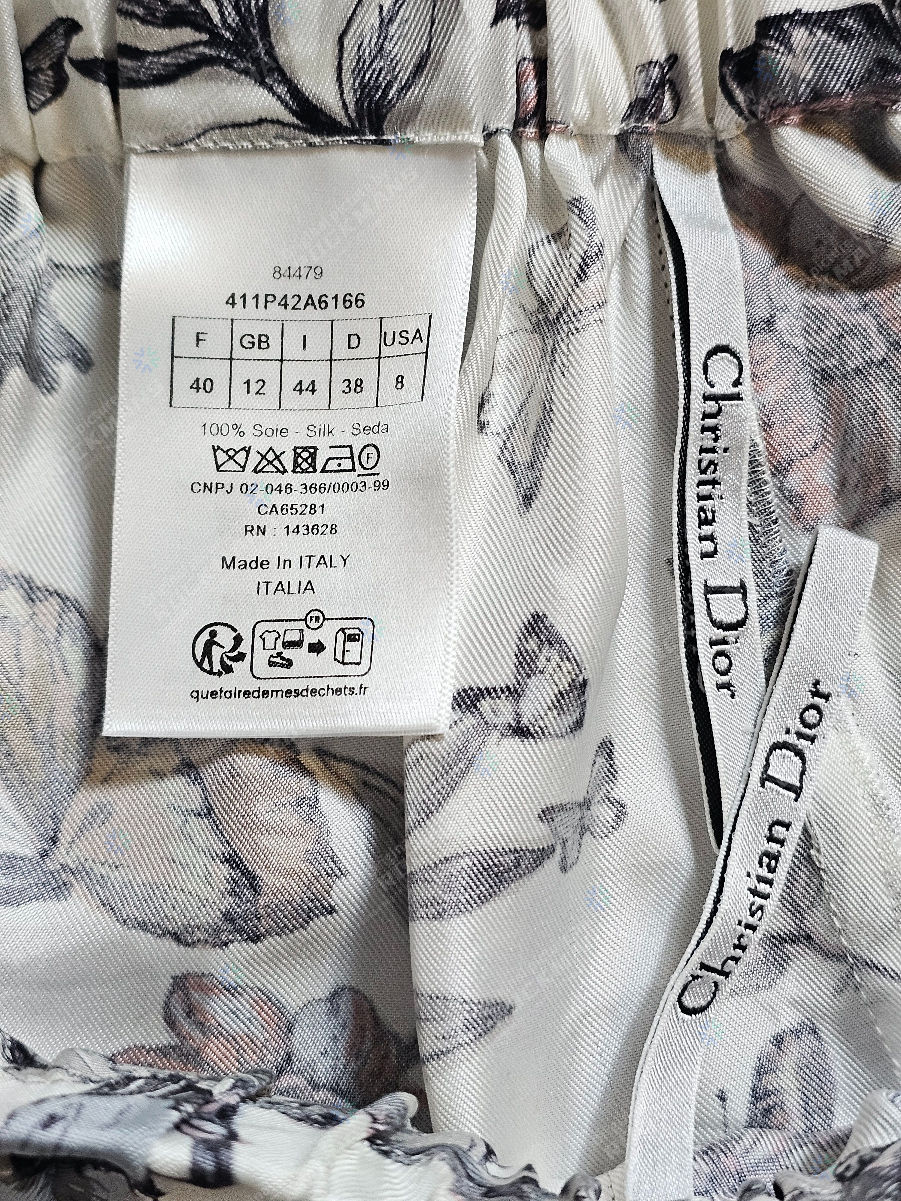 Dior Dior Silk Casual Shorts Women's Multicolor Size 40 Size 27" / US 4 / IT 40 - 5 Thumbnail