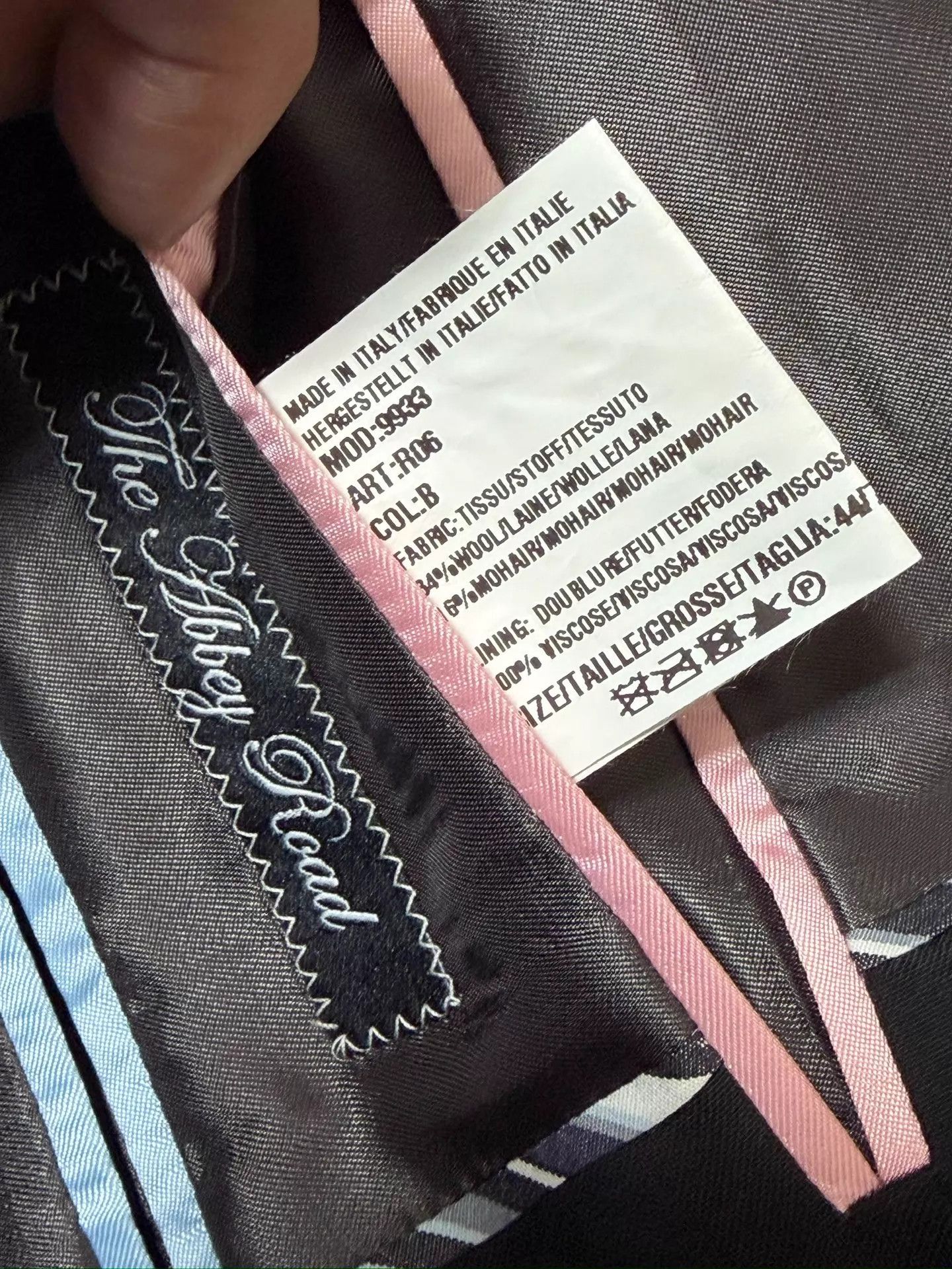 Paul Smith PS Slim Fit Wool-Mohair Suit 54 (New with Tags) Size 54R - 8 Thumbnail