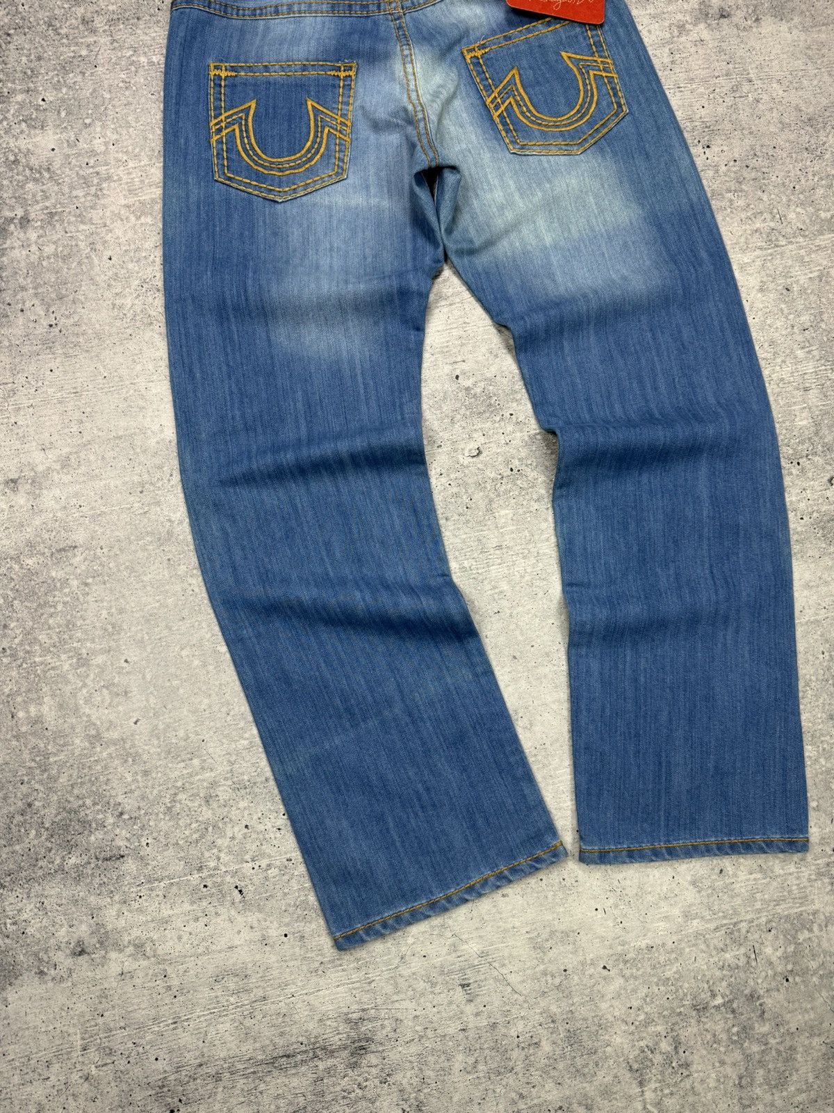 True Religion Vintage True Religion Y2K Knit Stonewashed Jeans Pants USA Size US 36 / EU 52 - 14 Thumbnail