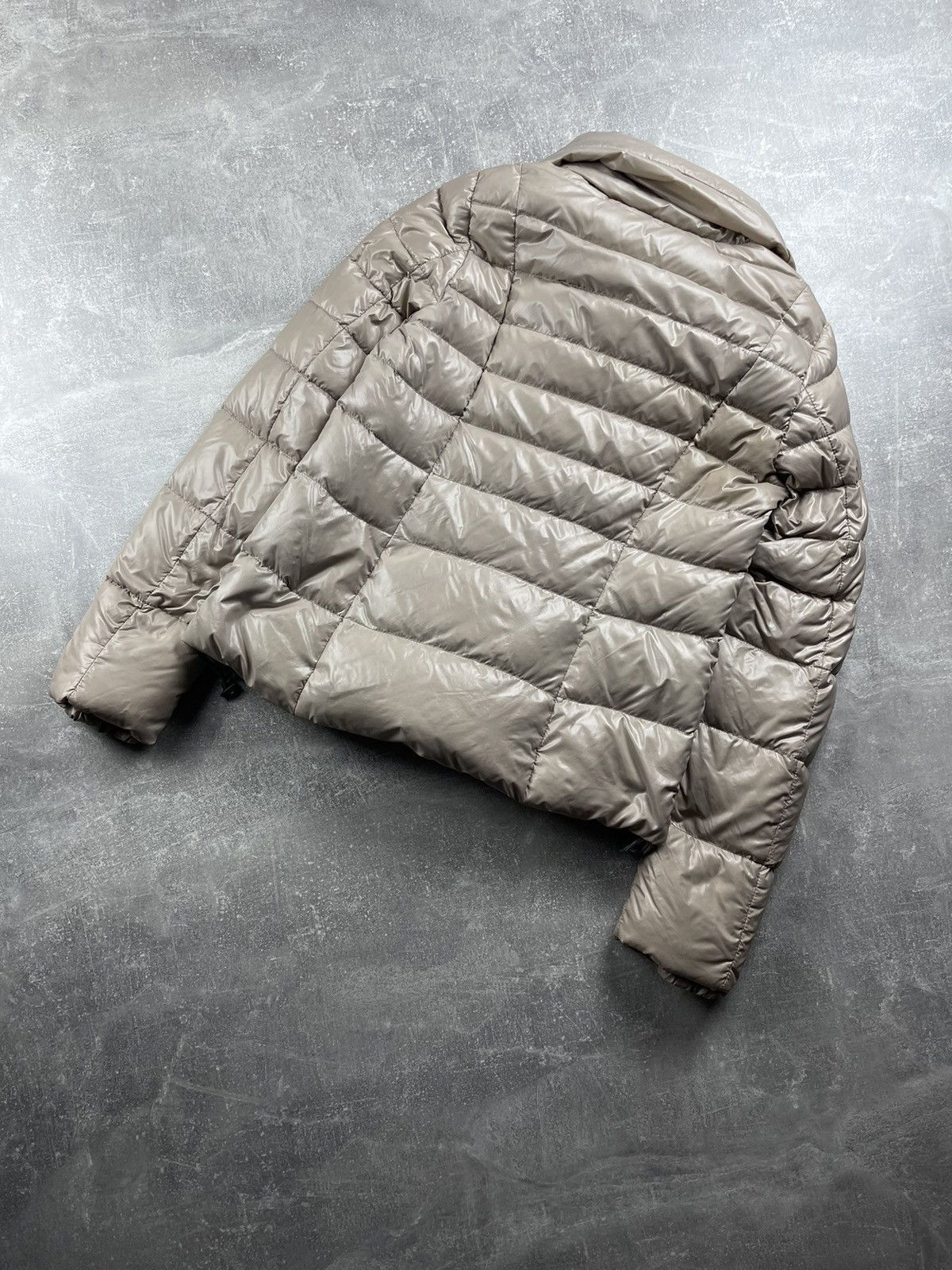 Duvetica Duvetica Lightweight Down Puffer Jacket Taupe Beige Size M / US 6-8 / IT 42-44 - 8 Thumbnail