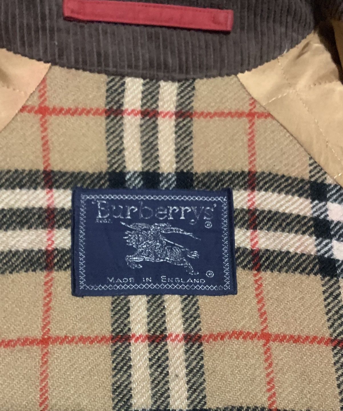 Burberry Vintage Burberrys Nova Check Long Jacket Distressed Size US L / EU 52-54 / 3 - 13 Thumbnail