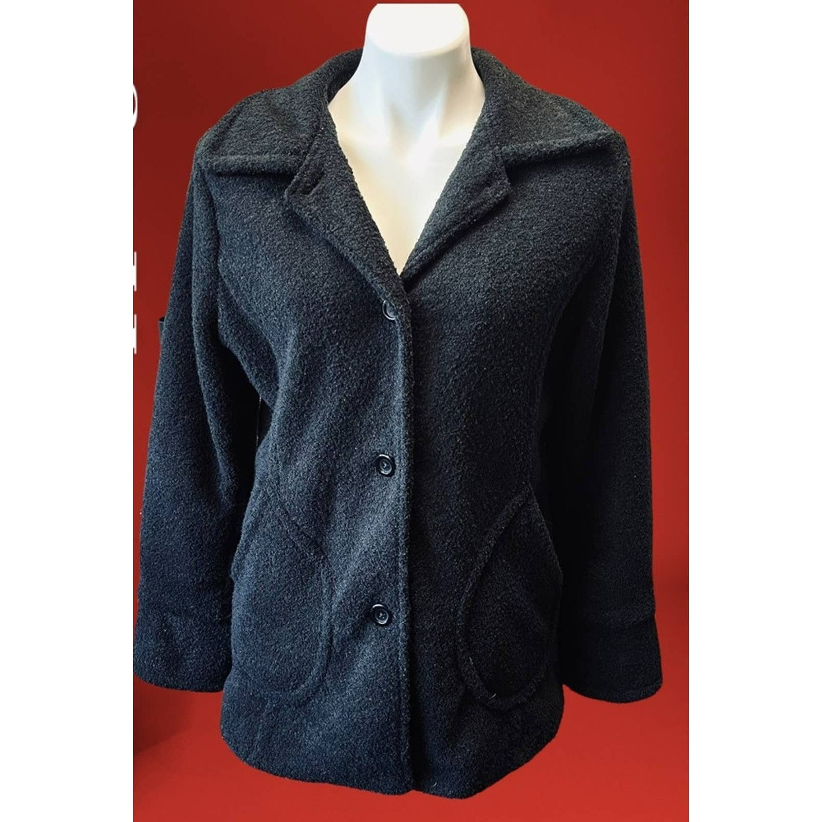 Other Hillard & Hanson Jacket Womens Medium Soft Thick Blazer Size US S / EU 44-46 / 1 - 1 Thumbnail