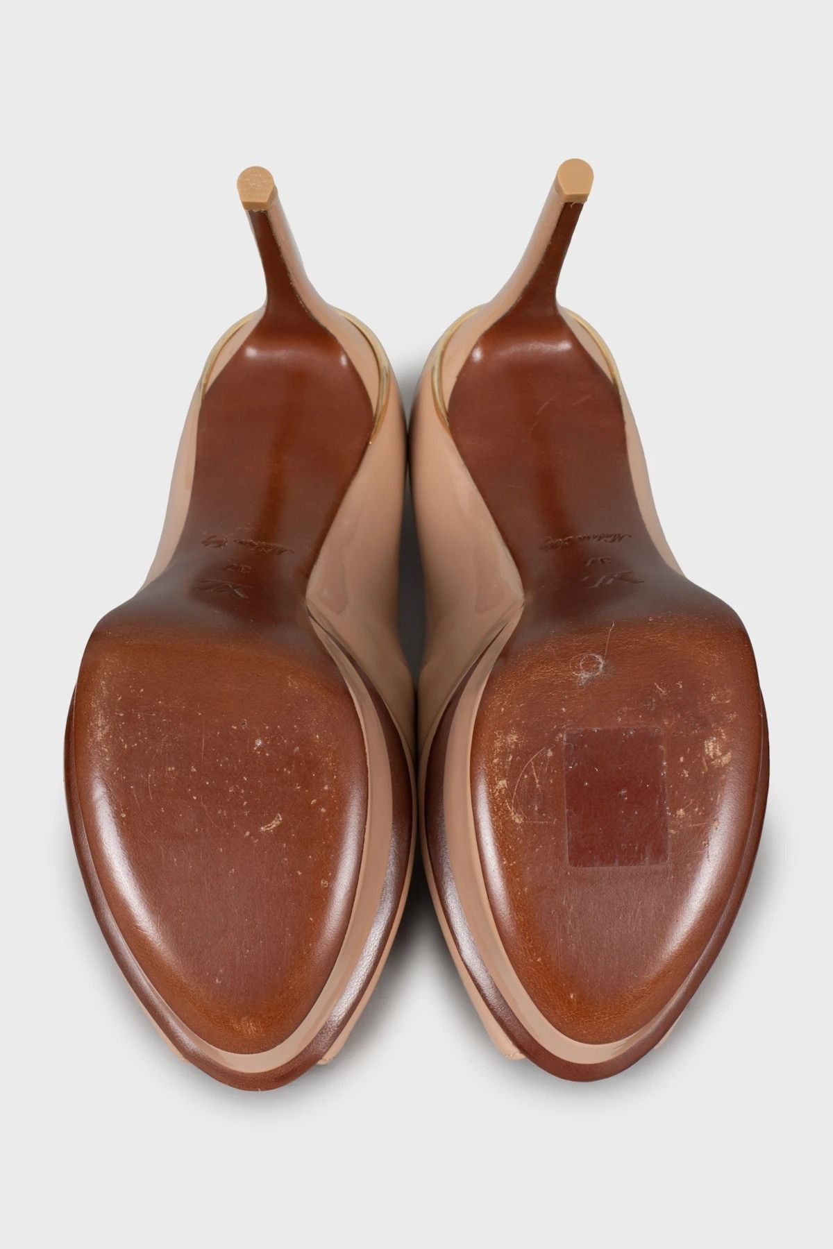 Louis Vuitton Louis Vuitton Patent leather heels Size US 7 / IT 37 - 5 Thumbnail