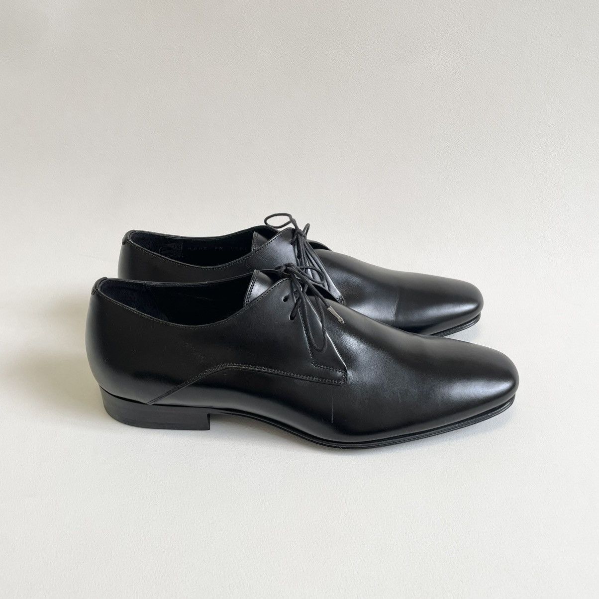 Dior Black Leather ‘Low Profile’ Derby Shoes Size US 8 / EU 41 - 8 Thumbnail