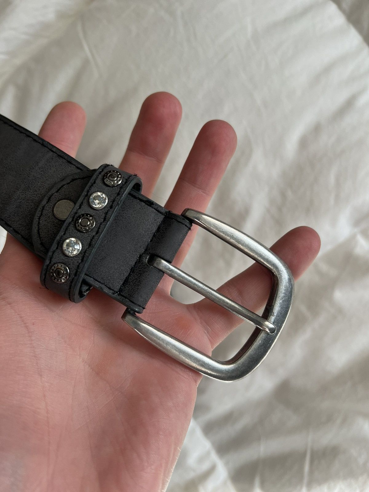 Hysteric Glamour × If Six Was Nine × Vintage Y2K Vintage Leather Belt BB Simon Style Size ONE SIZE - 5 Thumbnail