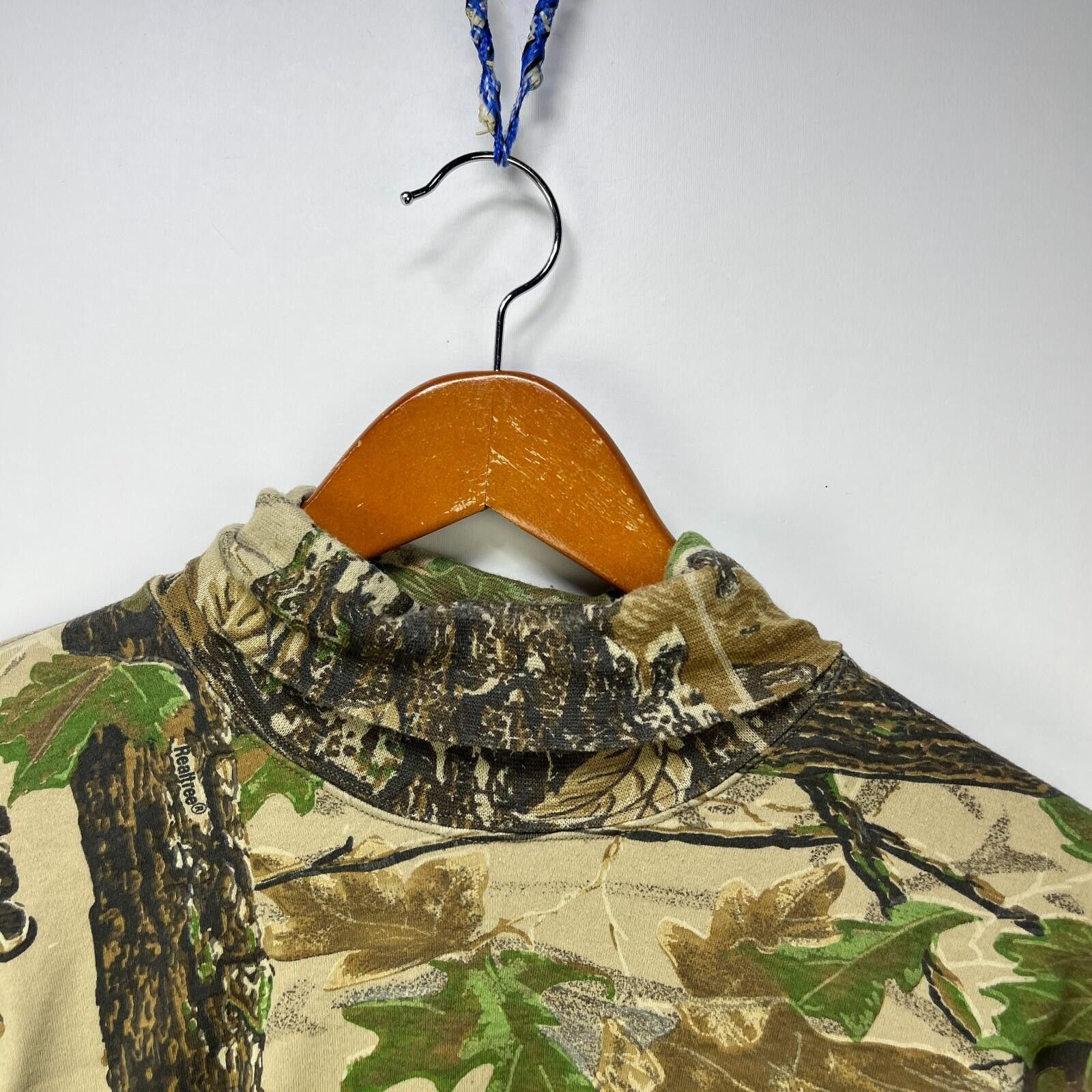 Realtree Vintage Real Tree Camo T Shirt Large Longsleeve Turtleneck Size US L / EU 52-54 / 3 - 3 Thumbnail