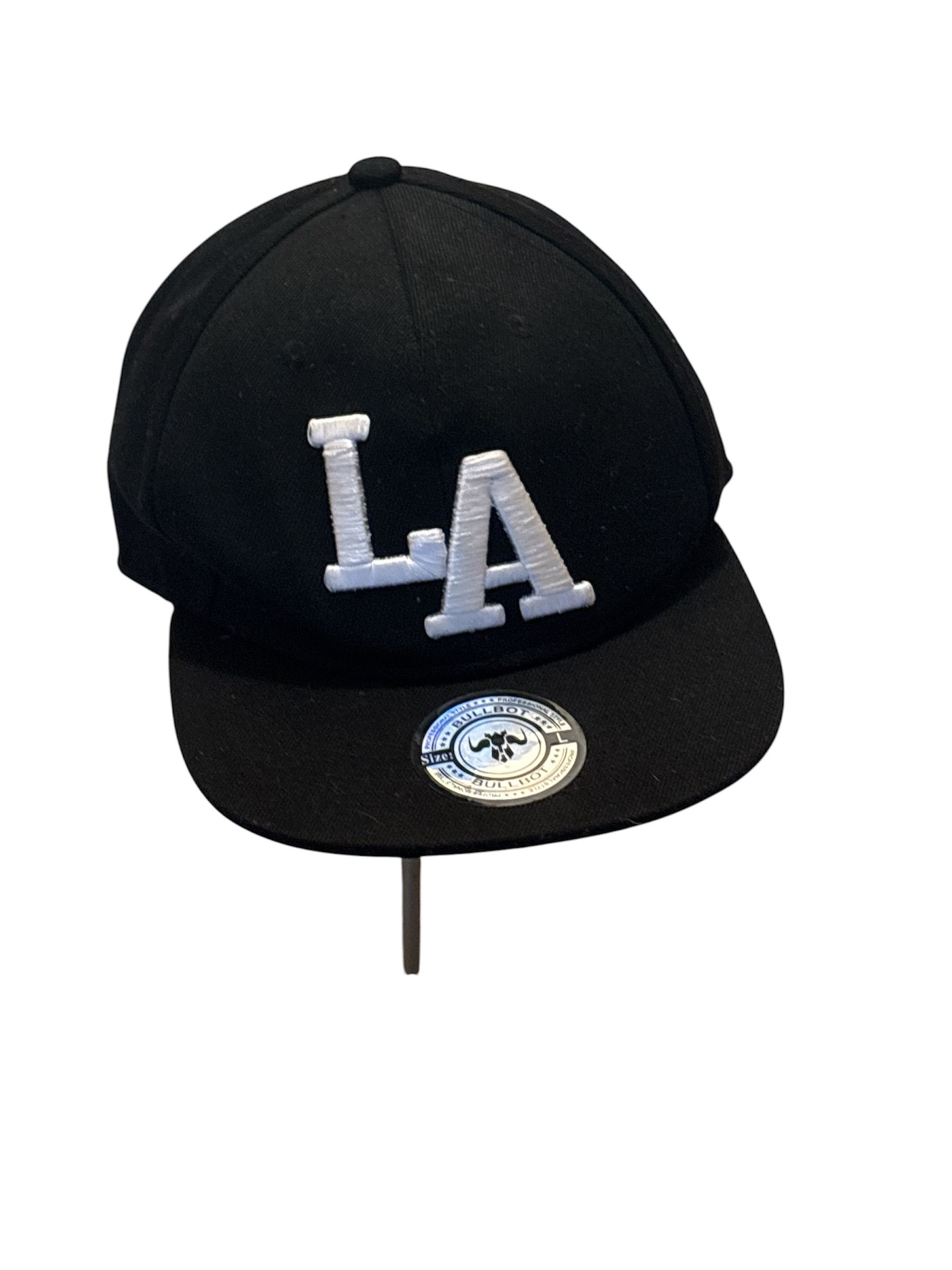 Other LA Los Angeles Gray Black Snapback Bullbot NEW Baseball Cap Size ONE SIZE - 1 Preview