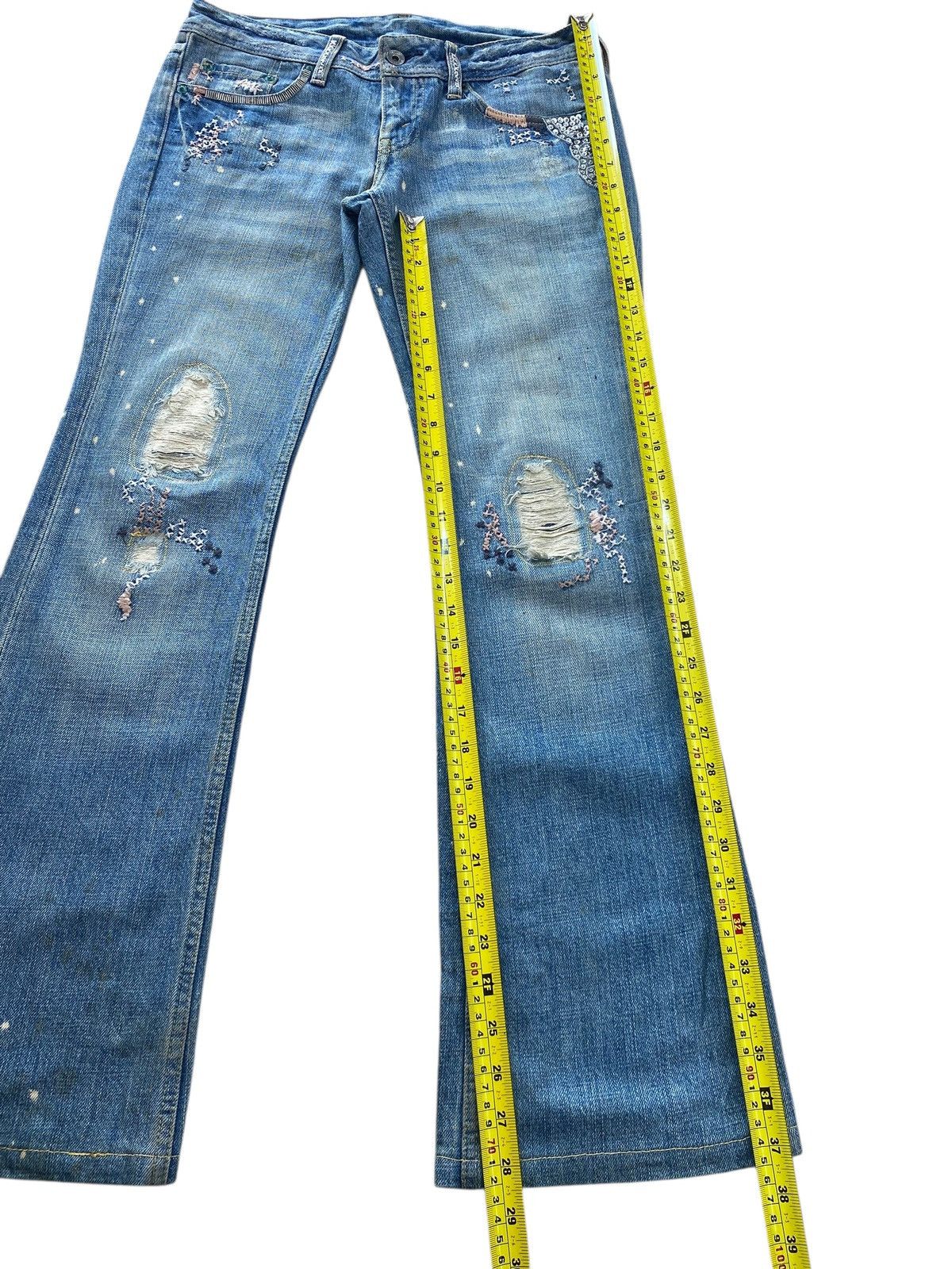Levi's Levi’s Faded Blue Wash Patch Work Style Boot Cut Jeans Size 30" / US 8 / IT 44 - 9 Thumbnail