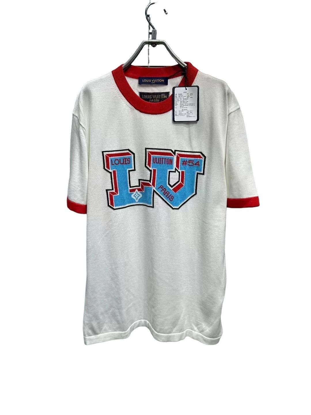 Louis Vuitton Louis Vuitton Knit Colorblock Logo T-Shirt Size L Size US L / EU 52-54 / 3 - 1 Thumbnail