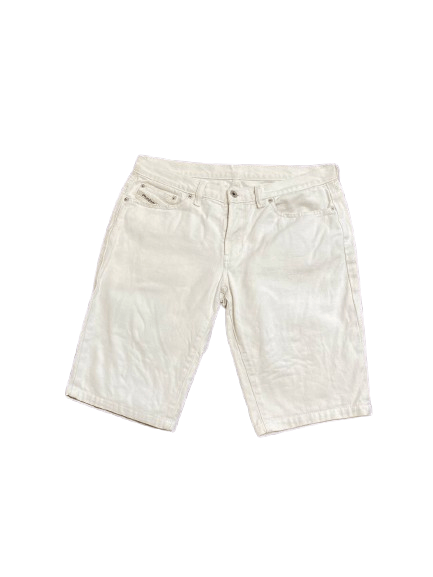 Diesel Vintage Diesel White Denim Shorts Size 32 Size US 32 / EU 48 - 1 Thumbnail