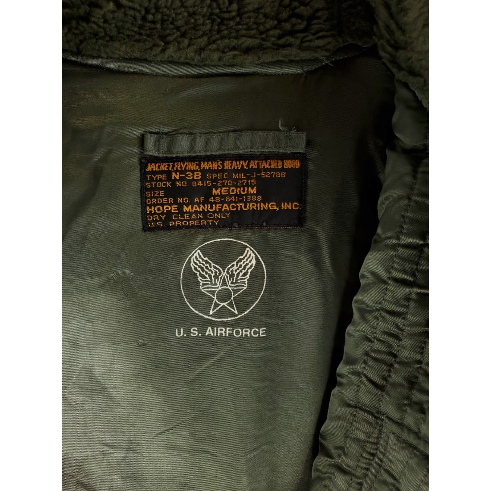 Vintage VINTAGE USAF N-3B Snorkel Parka Heavy Flying Jacket Scovill Mens M Green Jacket Mens Size US M / EU 48-50 / 2 - 7 Thumbnail