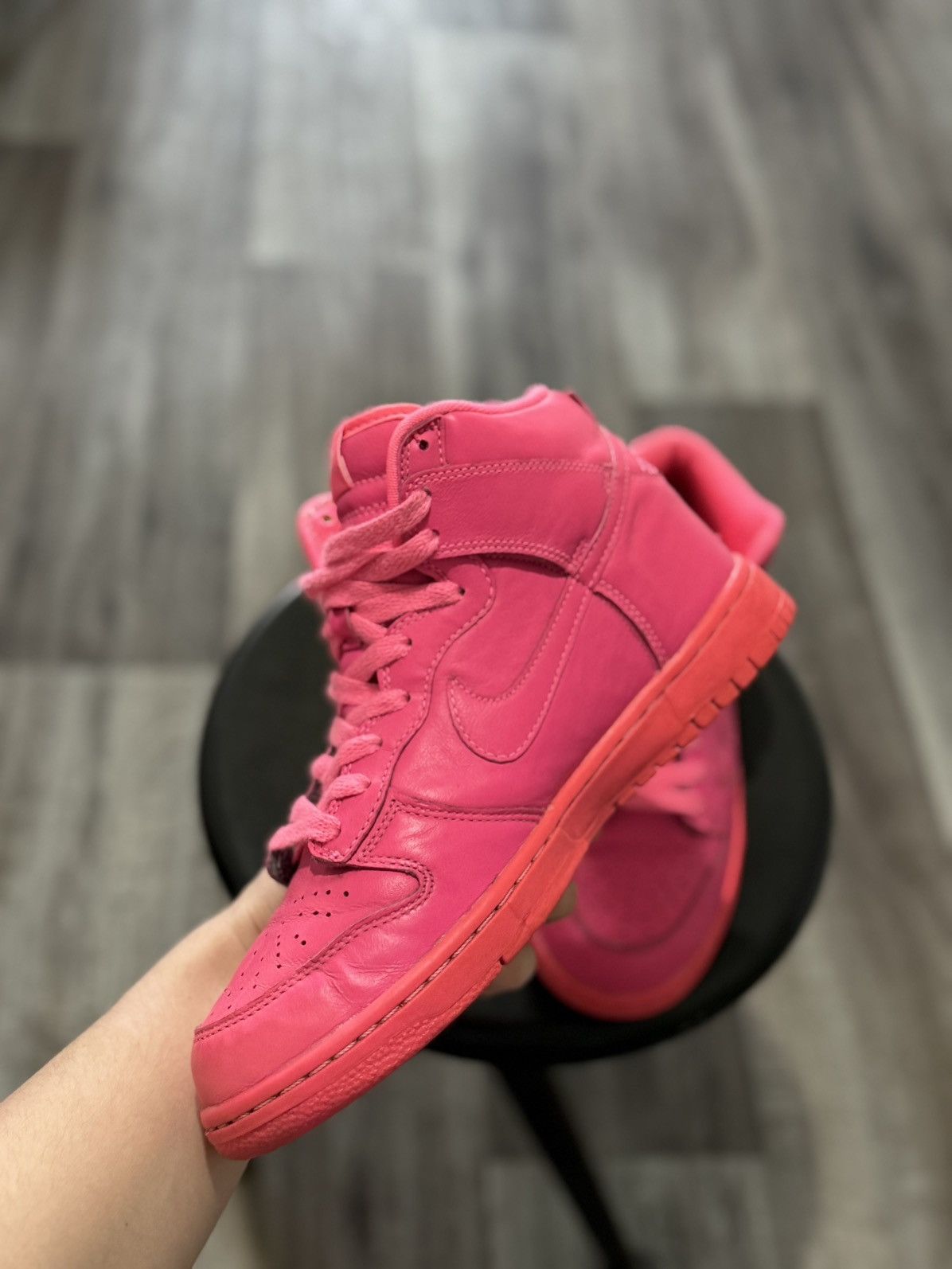 Nike VINTAGE NIKE DUNK 1958 LEATHER SNEAKERS HIGH-TOP WOOMEN’S Size US 9 / IT 39 - 6 Thumbnail