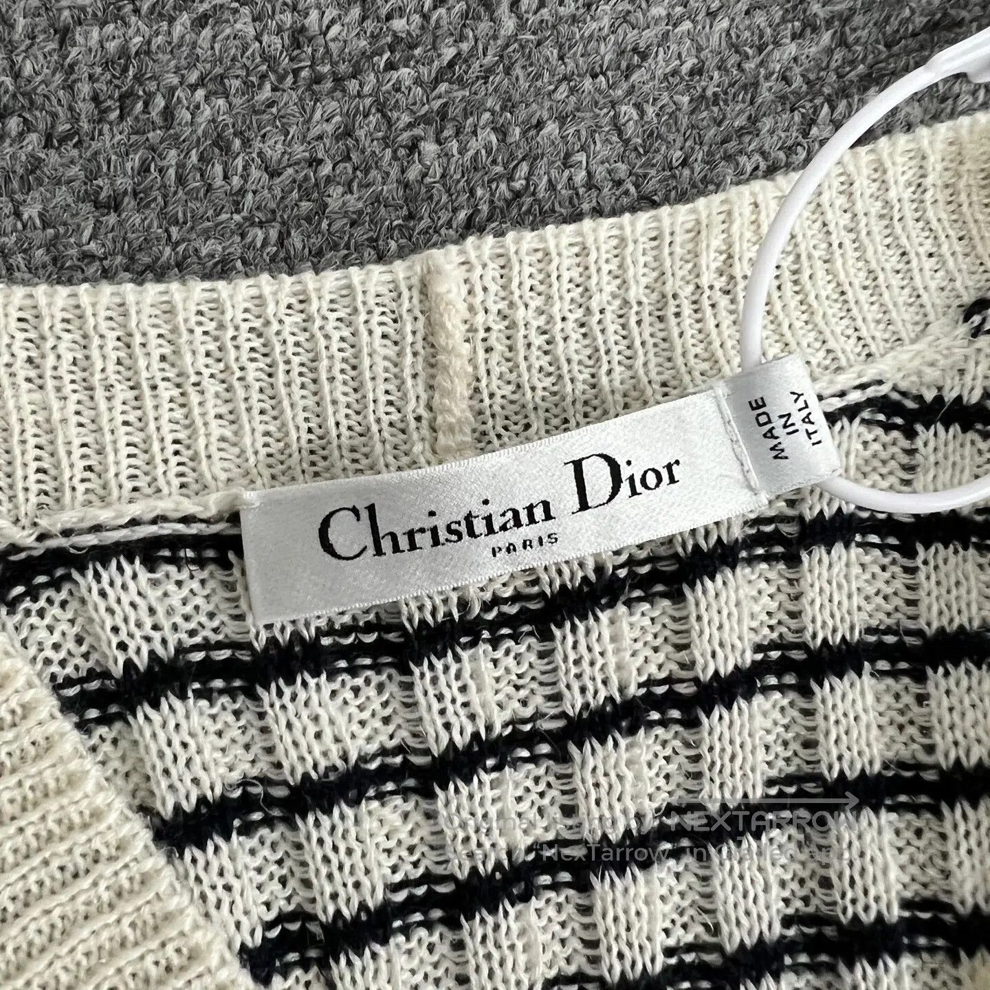 Dior Dior Striped design; little bee; knit cardigan| Size M / US 6-8 / IT 42-44 - 5 Thumbnail