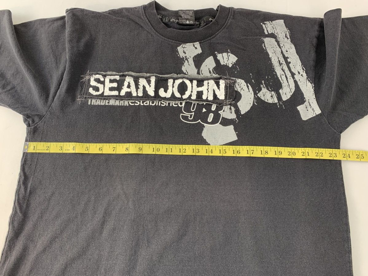 Sean John Sean John Est 98 Black Big Logo Printed Tee Size US XL / EU 56 / 4 - 8 Thumbnail