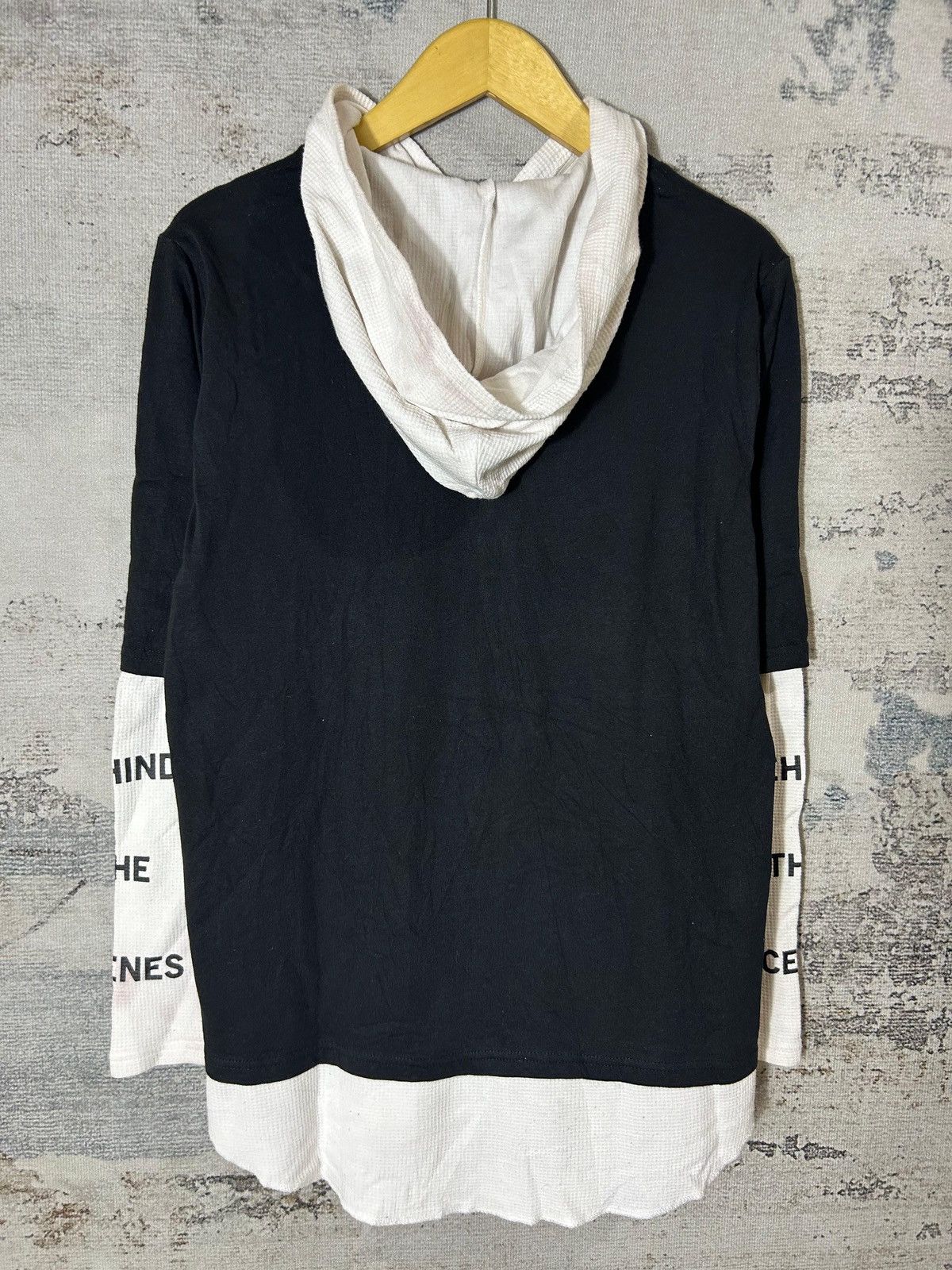 If Six Was Nine Japan Gothic Poem Double Layer Hoodie Rock Punk Style Size US L / EU 52-54 / 3 - 3 Thumbnail