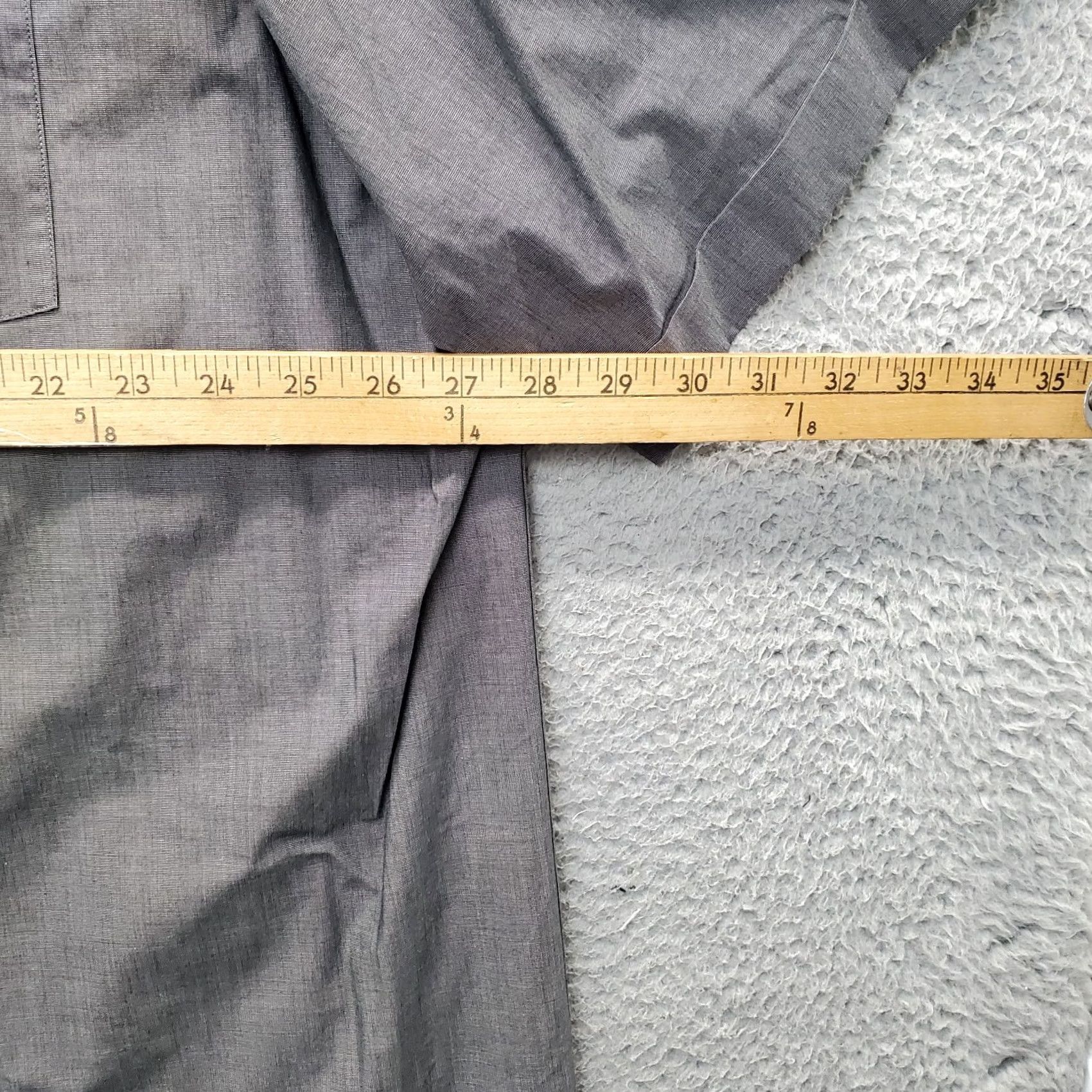 Vintage Synrgy Sport Shirt Mens 2XL Gray Short-Sleeve Button-Up Pocket Casual Shirt Size US XXL / EU 58 / 5 - 4 Thumbnail
