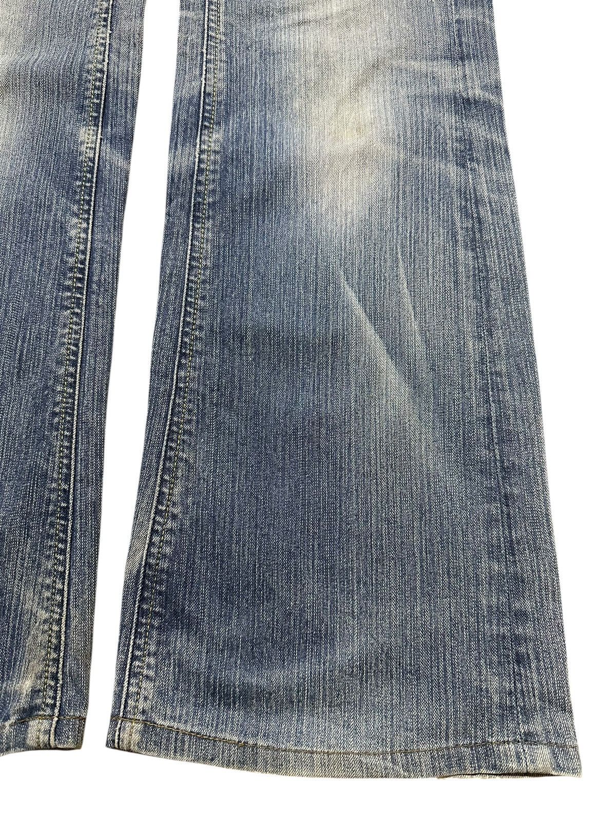 If Six Was Nine Vintage Japanese Brand Blue Wash Faded Style Wide Leg Jeans Size US 28 / EU 44 - 8 Thumbnail