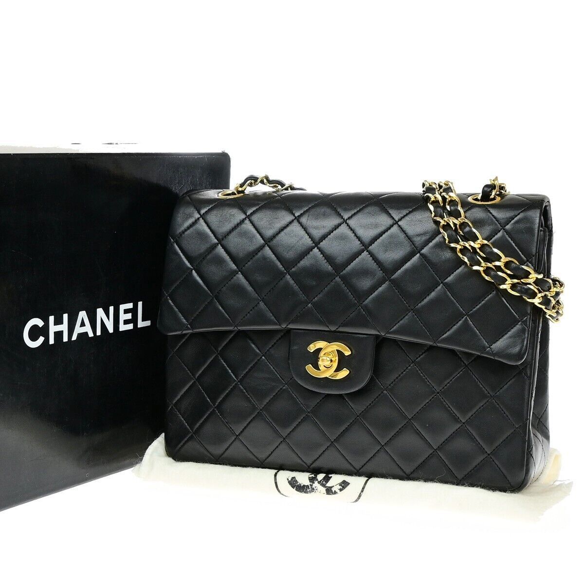 Chanel Matelasse 25 Chain Shoulder Black Leather Shoulder Bag Size ONE SIZE - 1 Thumbnail