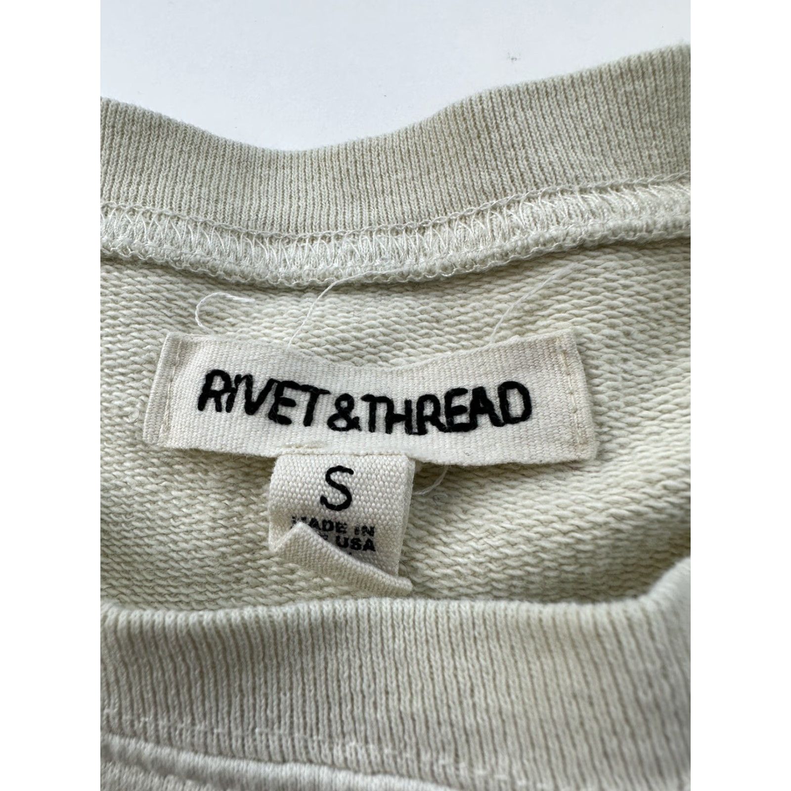 Madewell Madewell Rivet & Thread Sweatshirt Women’s Small Beige Size S / US 4 / IT 40 - 3 Thumbnail