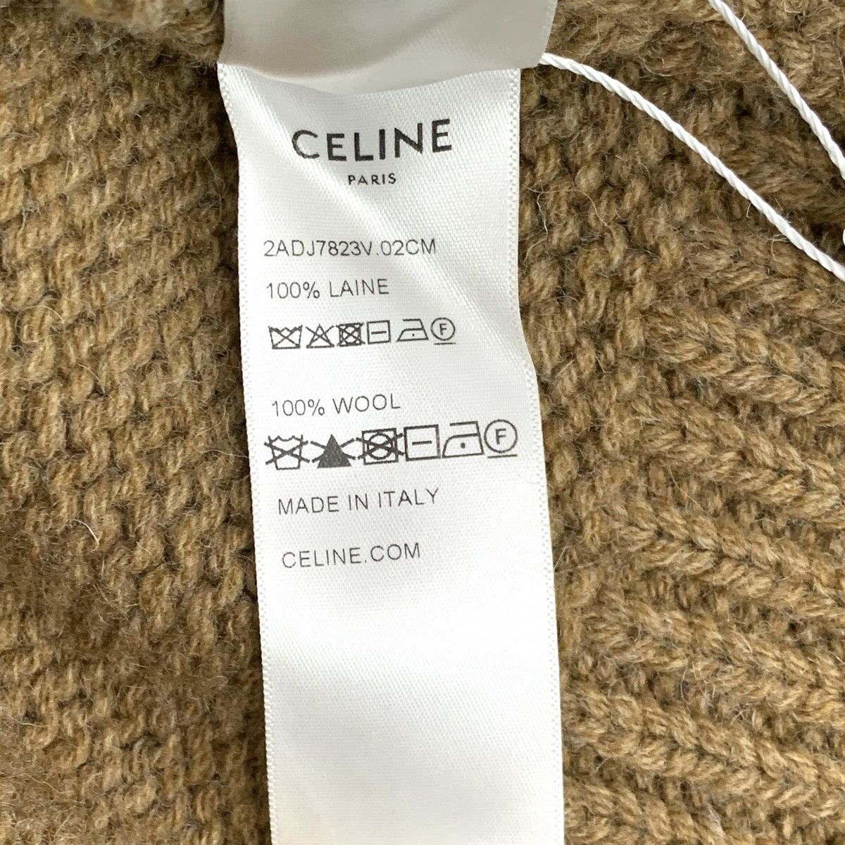 Celine Celine Dark Brown Fair Isle Long Sleeve Knit Sweater K26WX Size S / US 4 / IT 40 - 7 Thumbnail