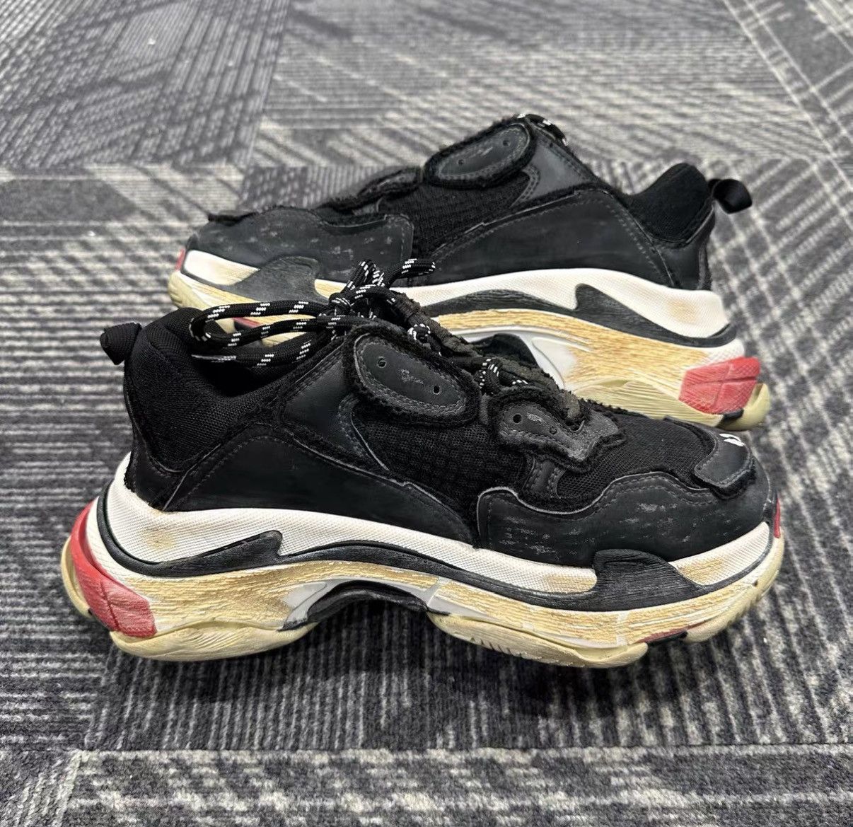 Balenciaga Balenciaga Triples DIY Distressed Sneakers J42 Size US 8 / EU 41 - 5 Thumbnail