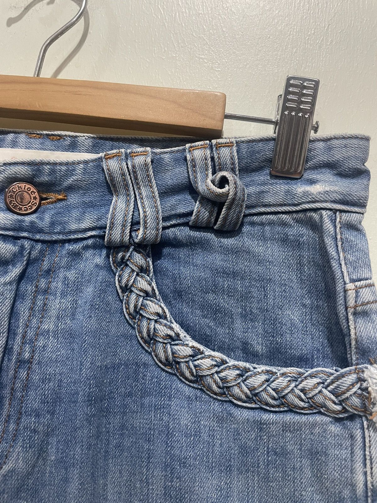 See by Chloe See by Chloe stone wash denim shorts Size 28" / US 6 / IT 42 - 3 Thumbnail