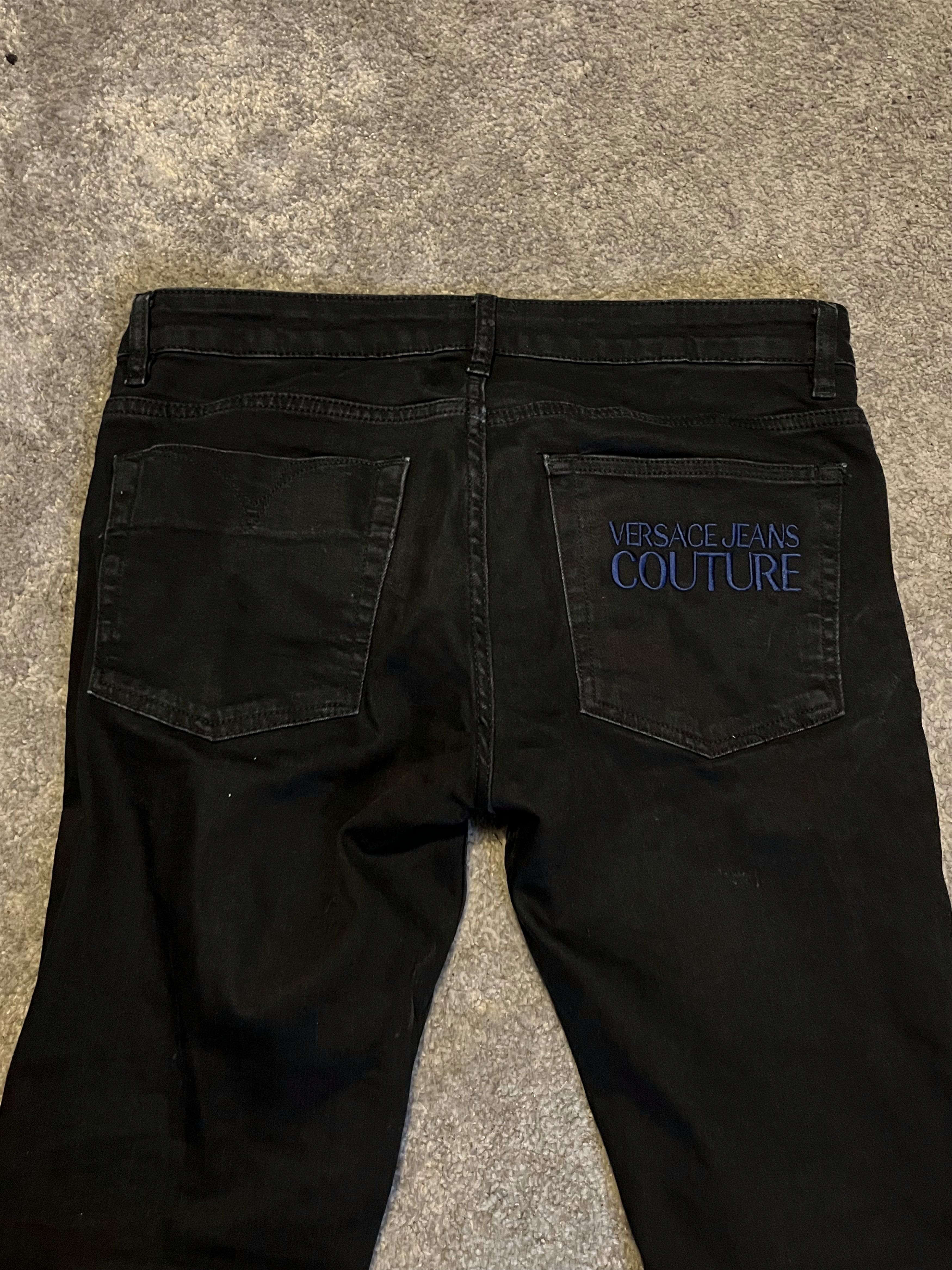 Versace Jeans Couture Versace Couture Patch Slim Fit Jeans Size US 33 - 2 Thumbnail