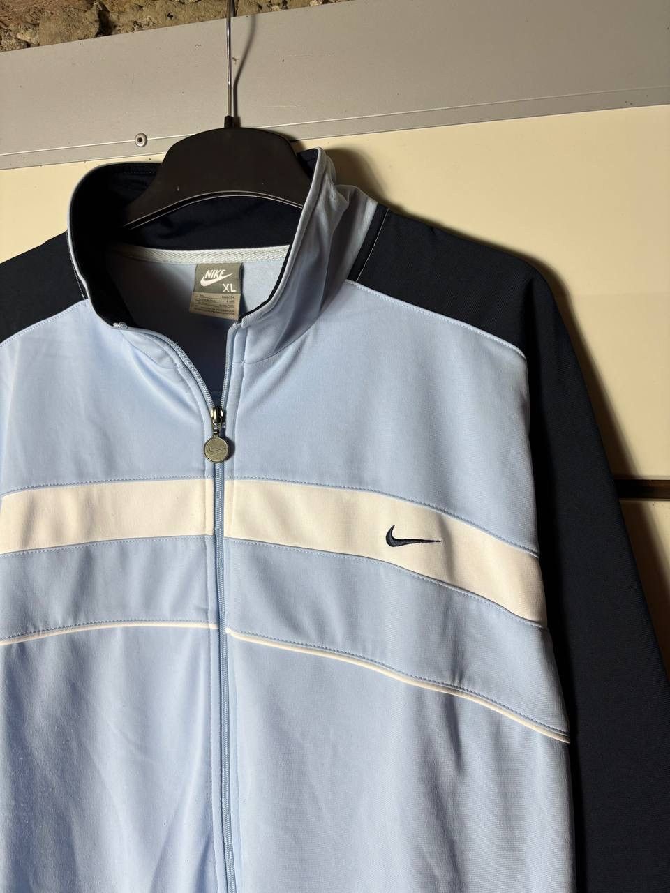 Nike Vintage Nike Truck Jacket Blue & White Y2K Men’s Size XL Size US XL / EU 56 / 4 - 3 Thumbnail