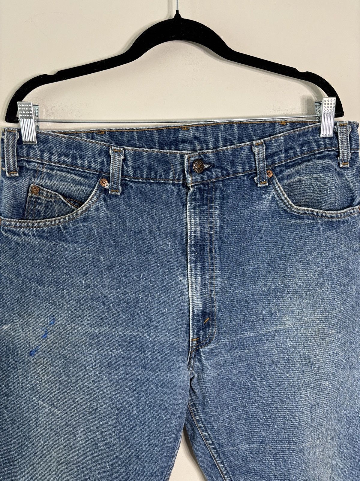 Levi's Vtg 80s Levis 517 Orange Tab Jeans 20517-0217 USA MADE 36x33 Size US 36 / EU 52 - 2 Thumbnail