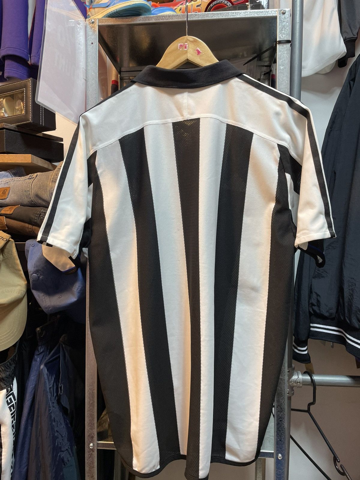 Adidas Vintage 2004-2005 Newcastle FC Home Kit Size US L / EU 52-54 / 3 - 3 Thumbnail