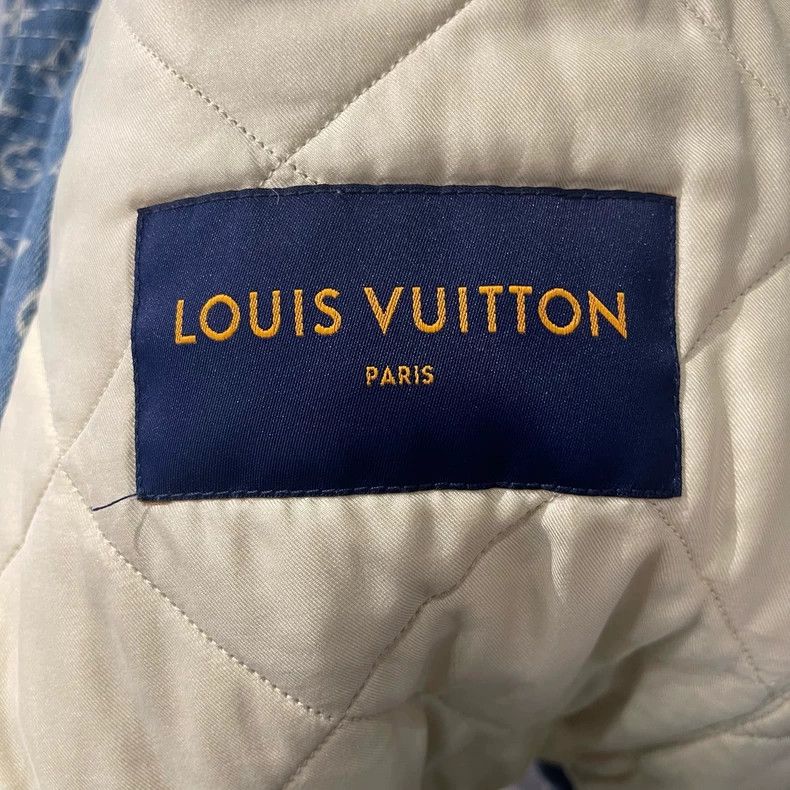 Louis Vuitton LOUIS VUITTON Cotton jacket with flower erosion design jack Size US S / EU 44-46 / 1 - 4 Thumbnail