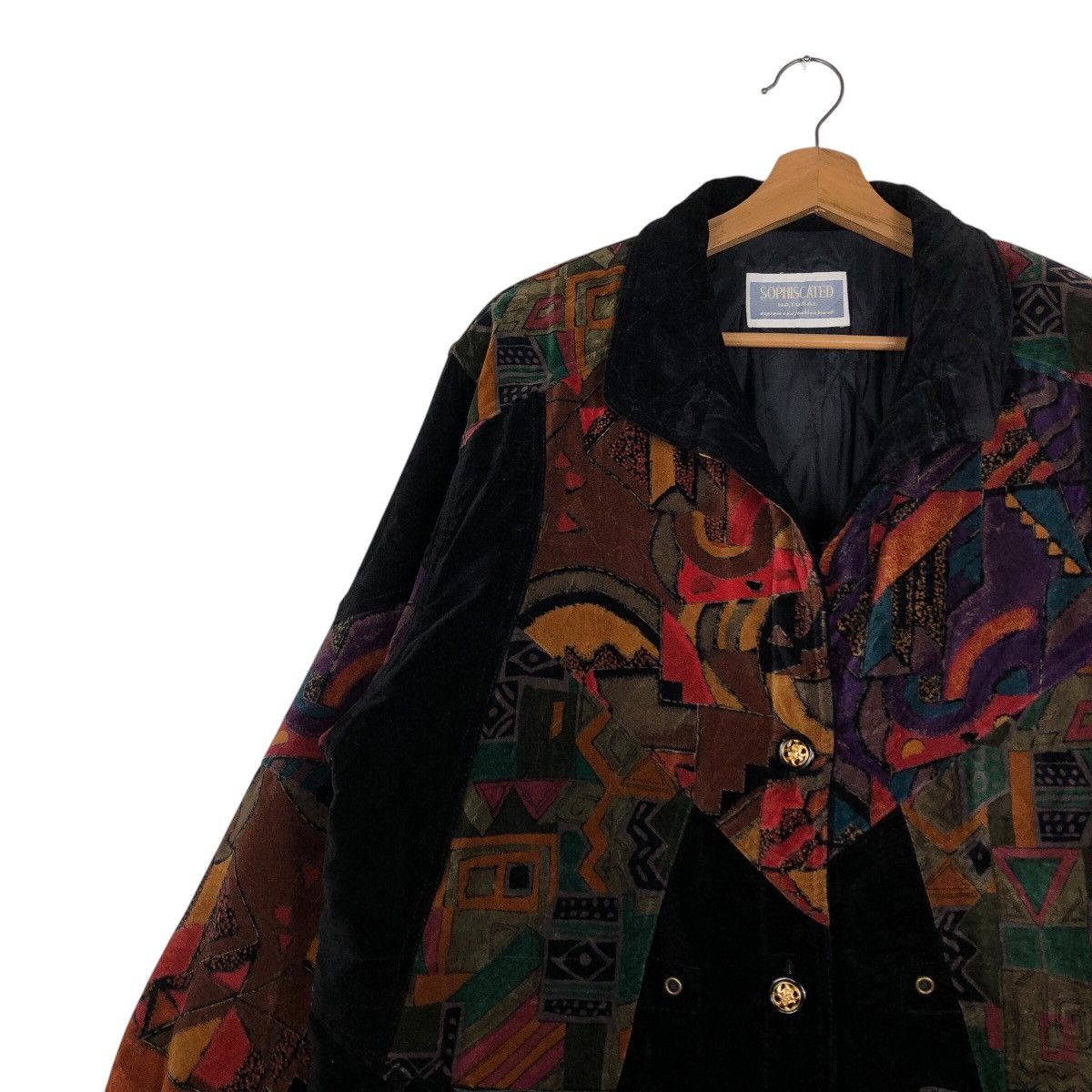 Japanese Brand 📌Vintage Button Chore Jacket Navajo Design Sophiscated Size US M / EU 48-50 / 2 - 8 Thumbnail