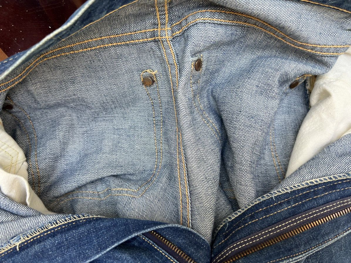Levi's RARE! Vintage 50s Levi’s Hidden Rivets Denim Selvedge Jeans Size 28" / US 6 / IT 42 - 17 Thumbnail