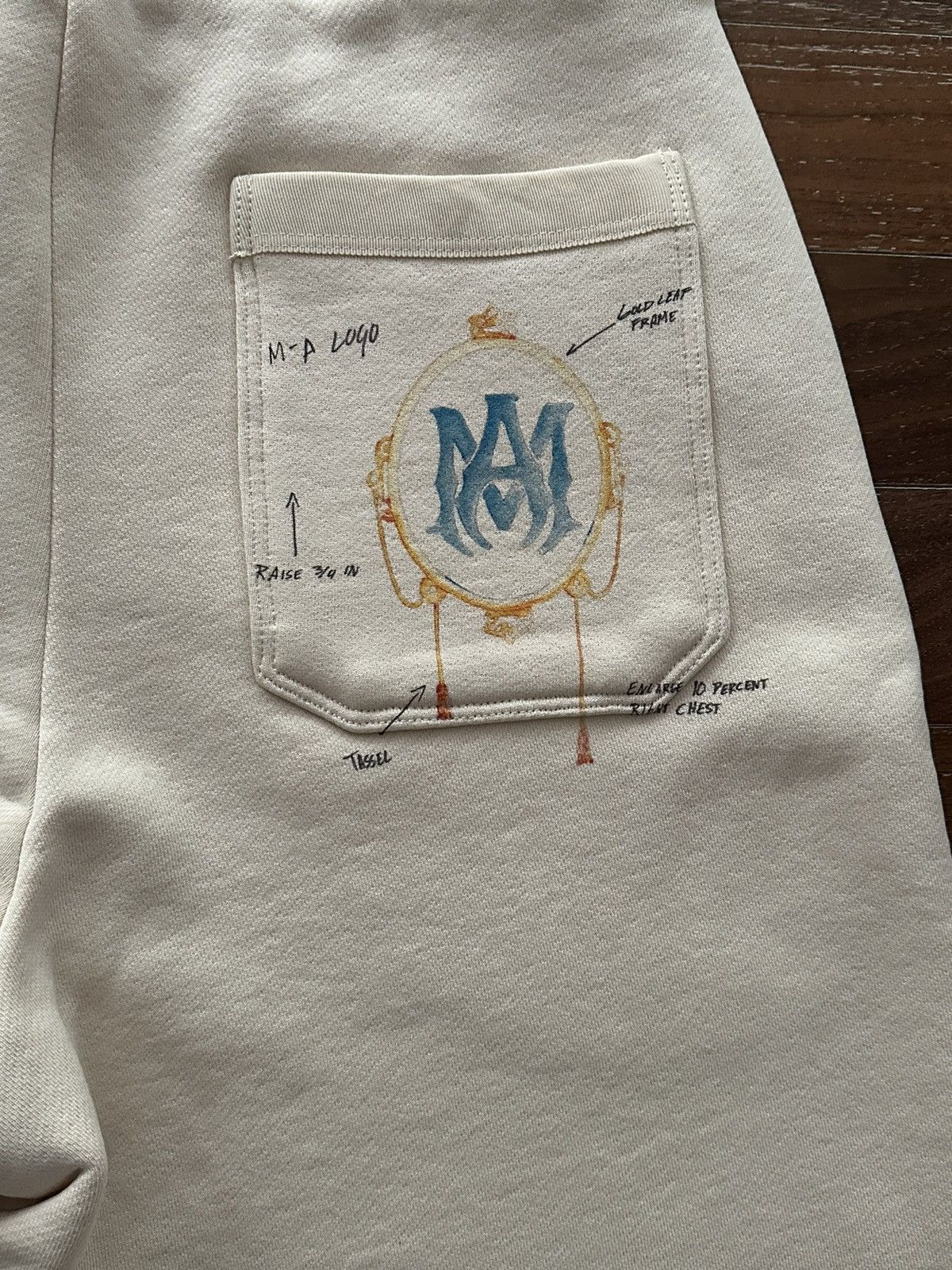 Amiri Amiri Zig Zag Sketch Sweatshorts Size L Size US 34 / EU 50 - 9 Thumbnail