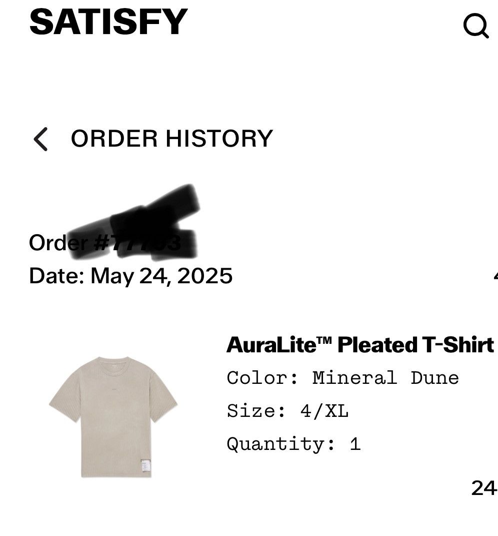 Satisfy Satisfy pleated auralite mineral dune SS tee Size US XL / EU 56 / 4 - 3 Thumbnail