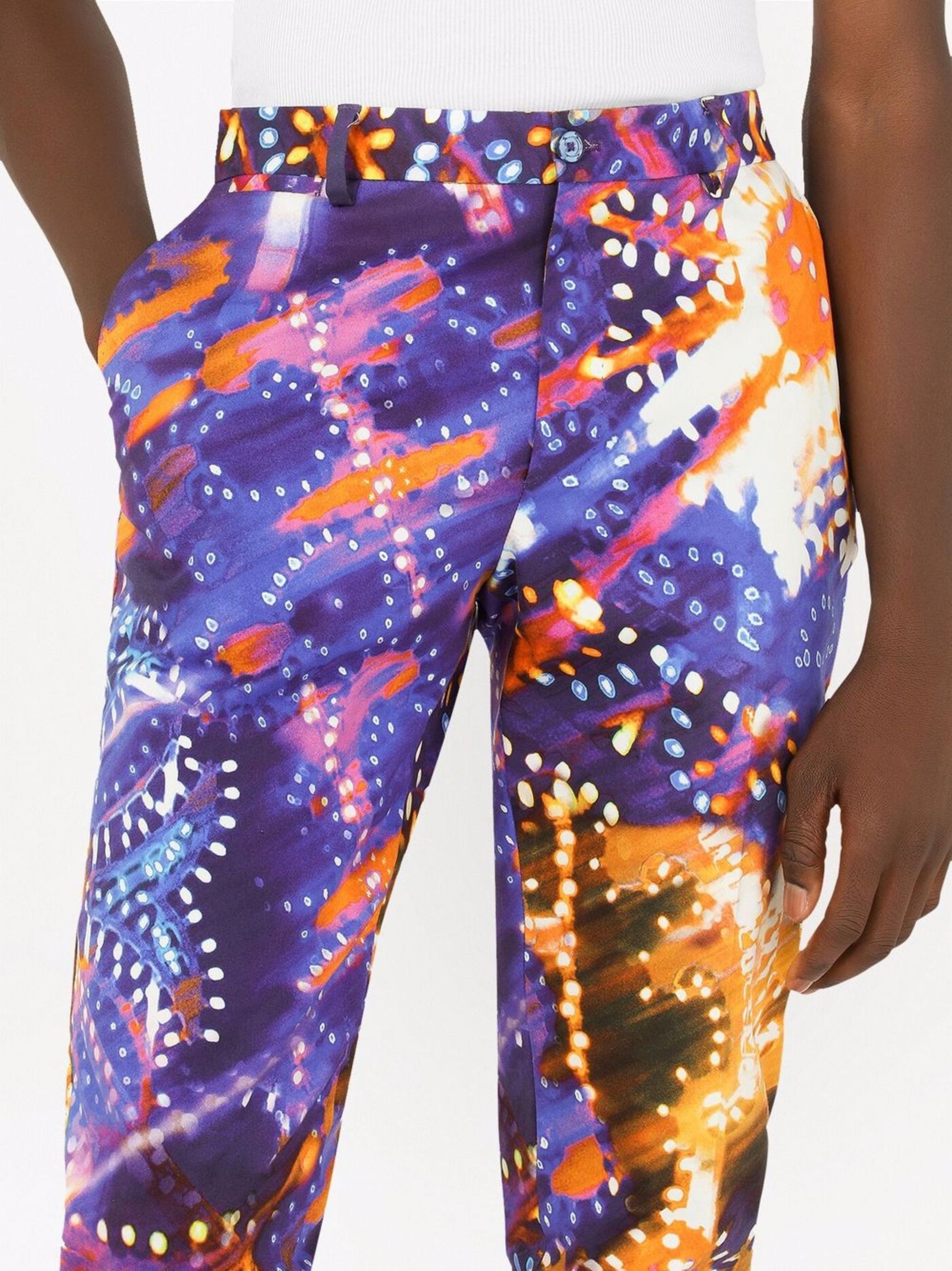 Dolce & Gabbana o1y0125 Casual Pant in Multicolor Size US 28 / EU 44 - 4 Thumbnail