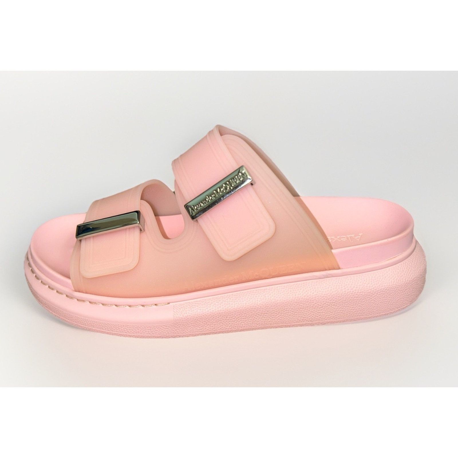 Alexander McQueen Alexander McQueen Rubber Sandal Pink- EUR 36 / US Women 6 Size US 6 / IT 36 - 3 Thumbnail