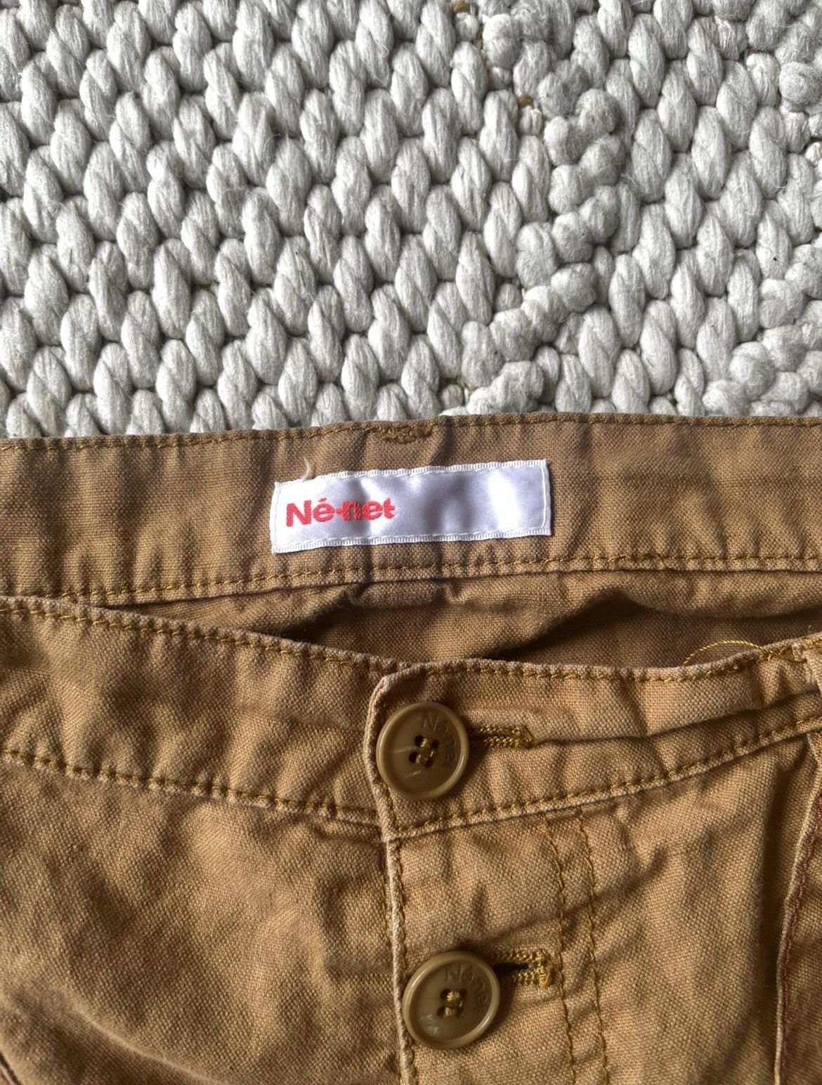 Ne-Net Ne-Net by Issey Miyake iconic tear drop embroidery pants Size US 32 / EU 48 - 2 Thumbnail