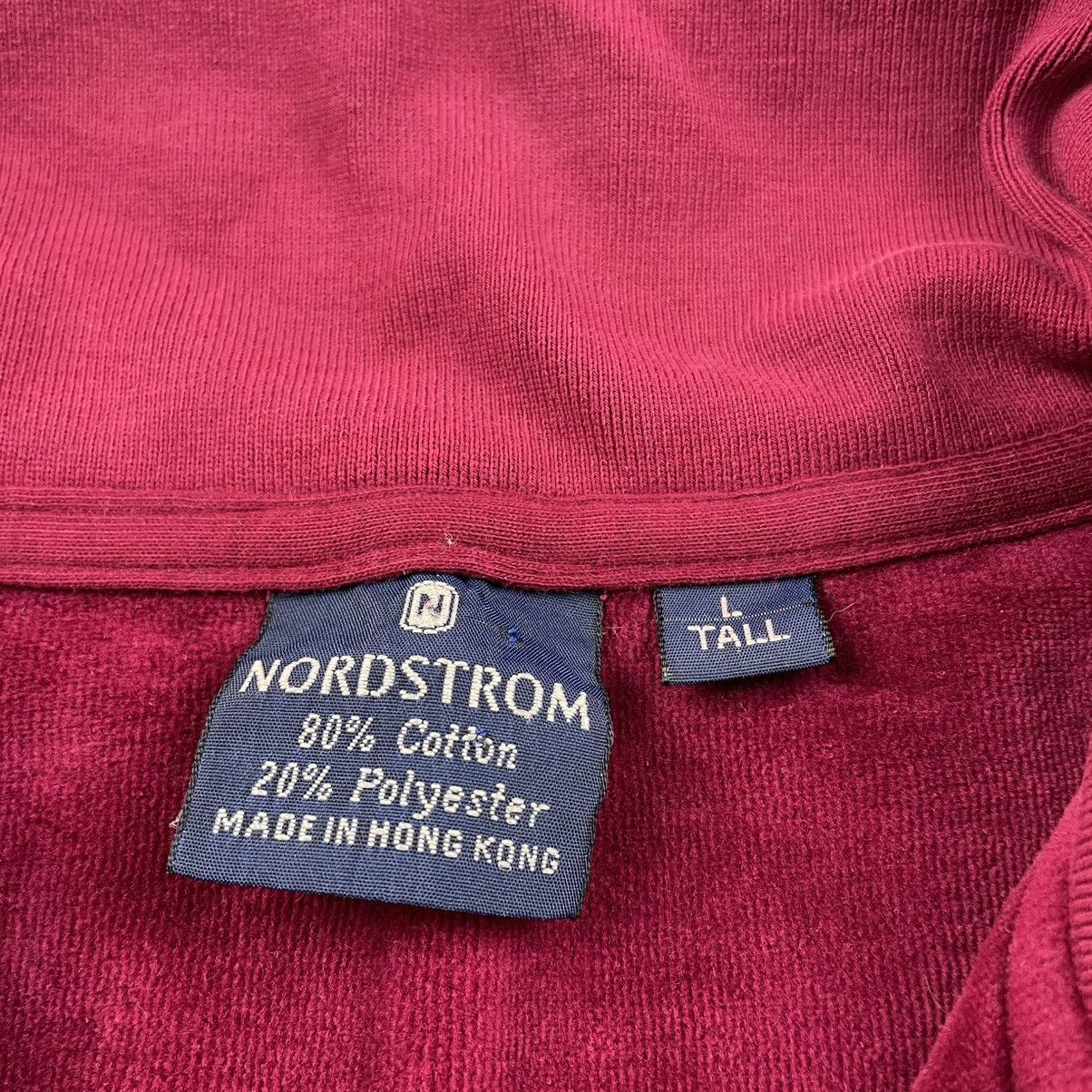 Nordstrom Vintage 80’s Nordstrom Brand Velour Track Jacket Magenta Size US L / EU 52-54 / 3 - 7 Thumbnail