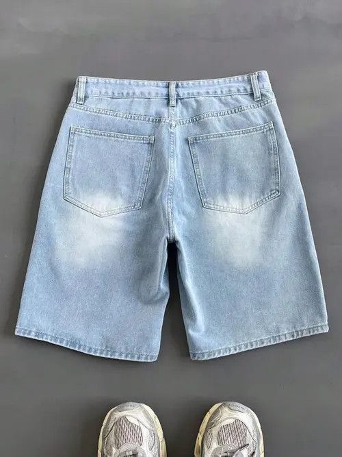 Japanese Brand GRAPHIC retro Y2K DRIP jeans shorts Size US 36 / EU 52 - 4 Thumbnail