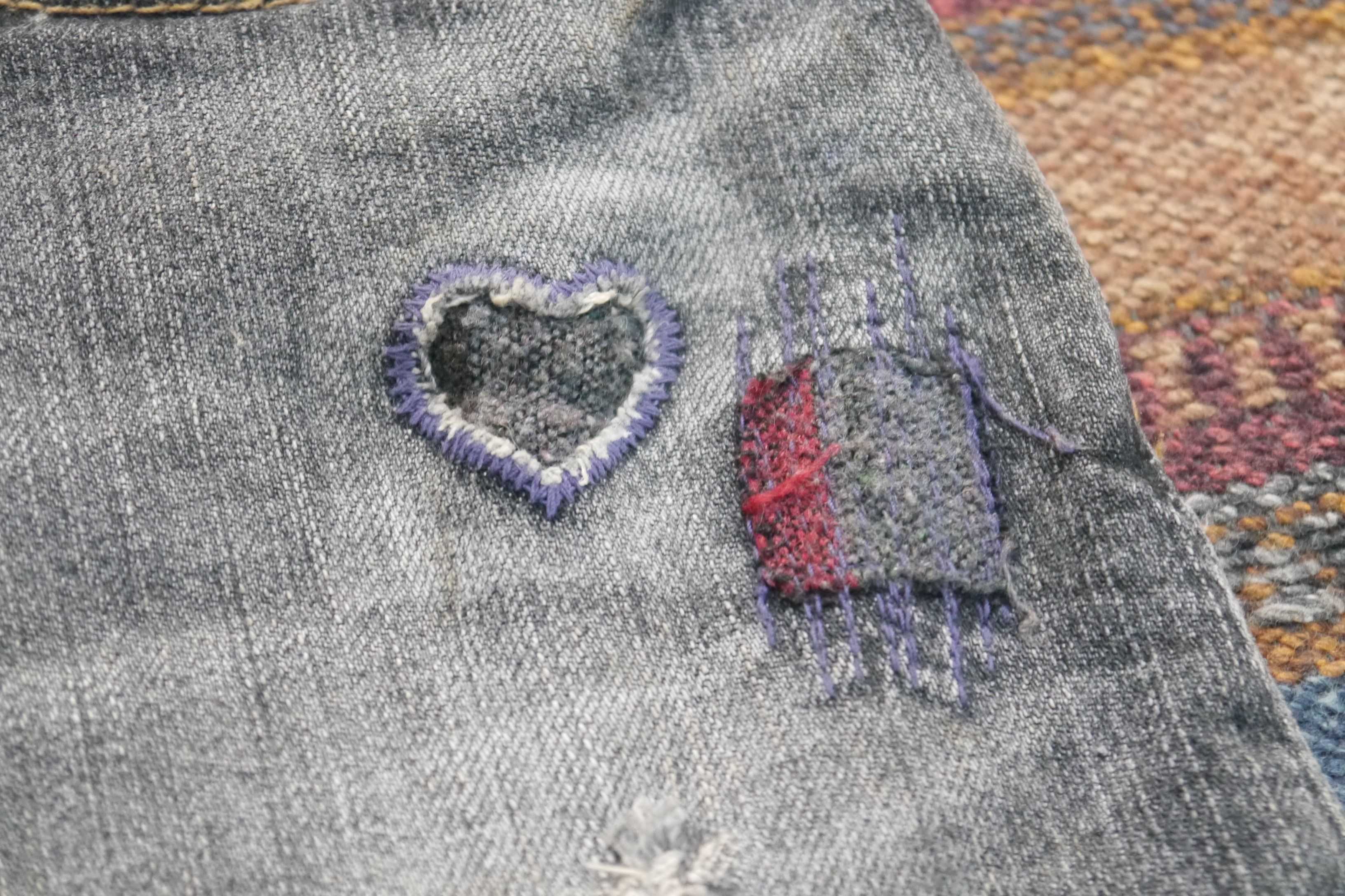 Hysteric Glamour (SK98) Hysteric Glamour Japan Black Washed Denim Skirt XS Size 27" / US 4 / IT 40 - 3 Thumbnail