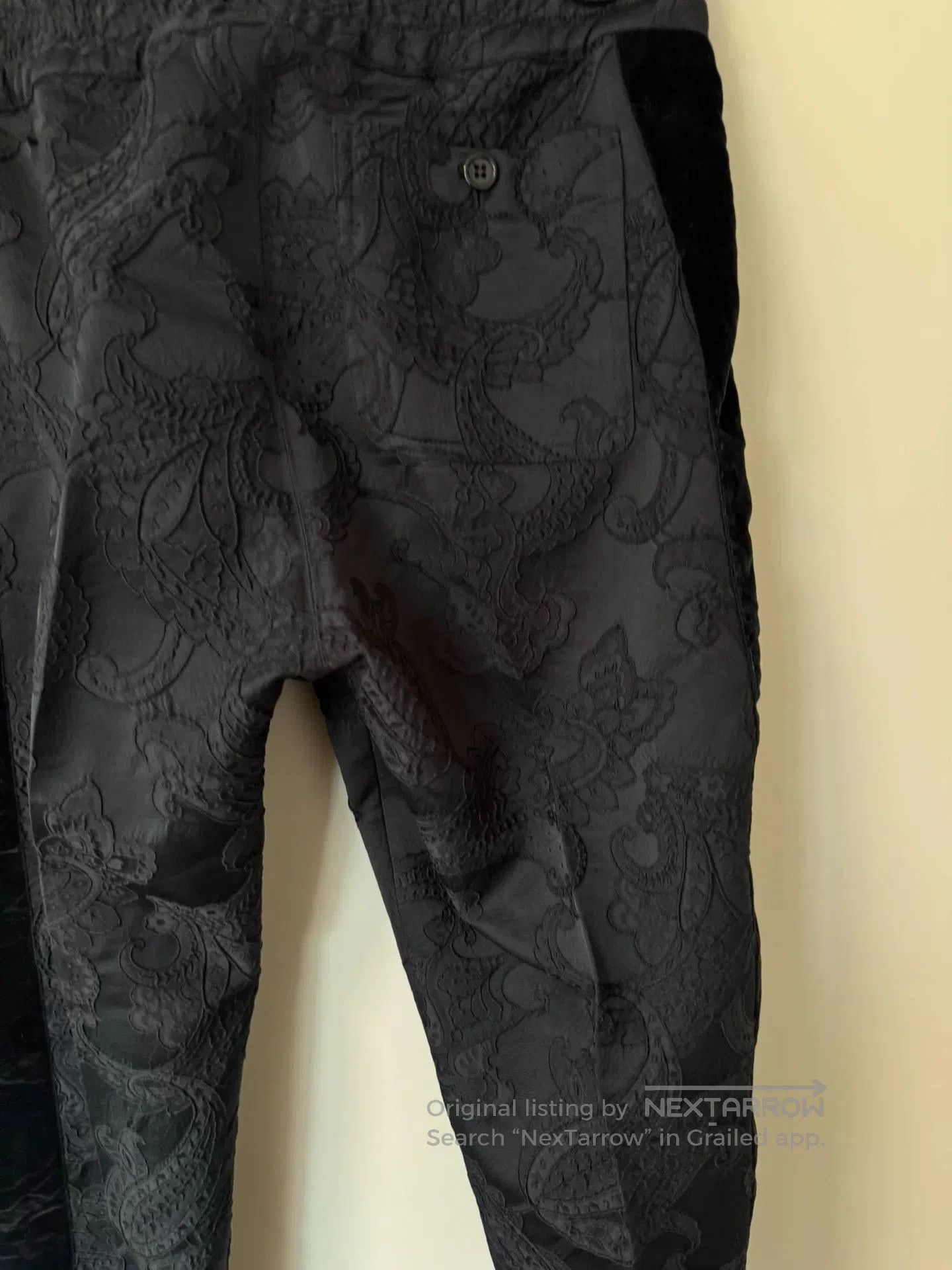 Alexander McQueen Alexander McQueen Embroidered Solid Straight. Size US 28 / EU 44 - 4 Thumbnail