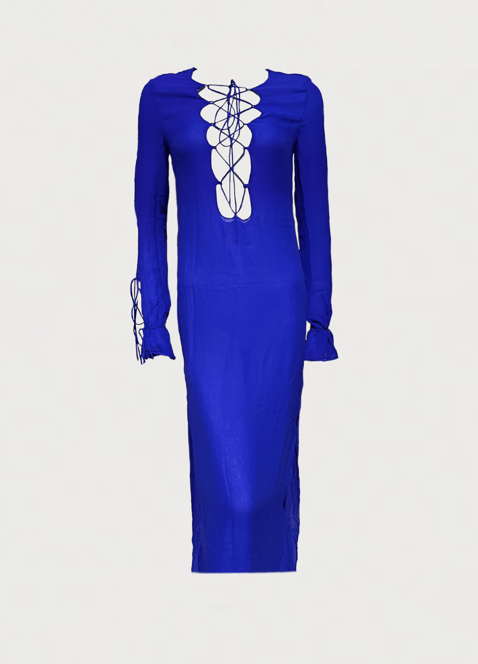 Christopher Esber Tie Front Layered Column Gown Size XS / US 0-2 / IT 36-38 - 1 Thumbnail