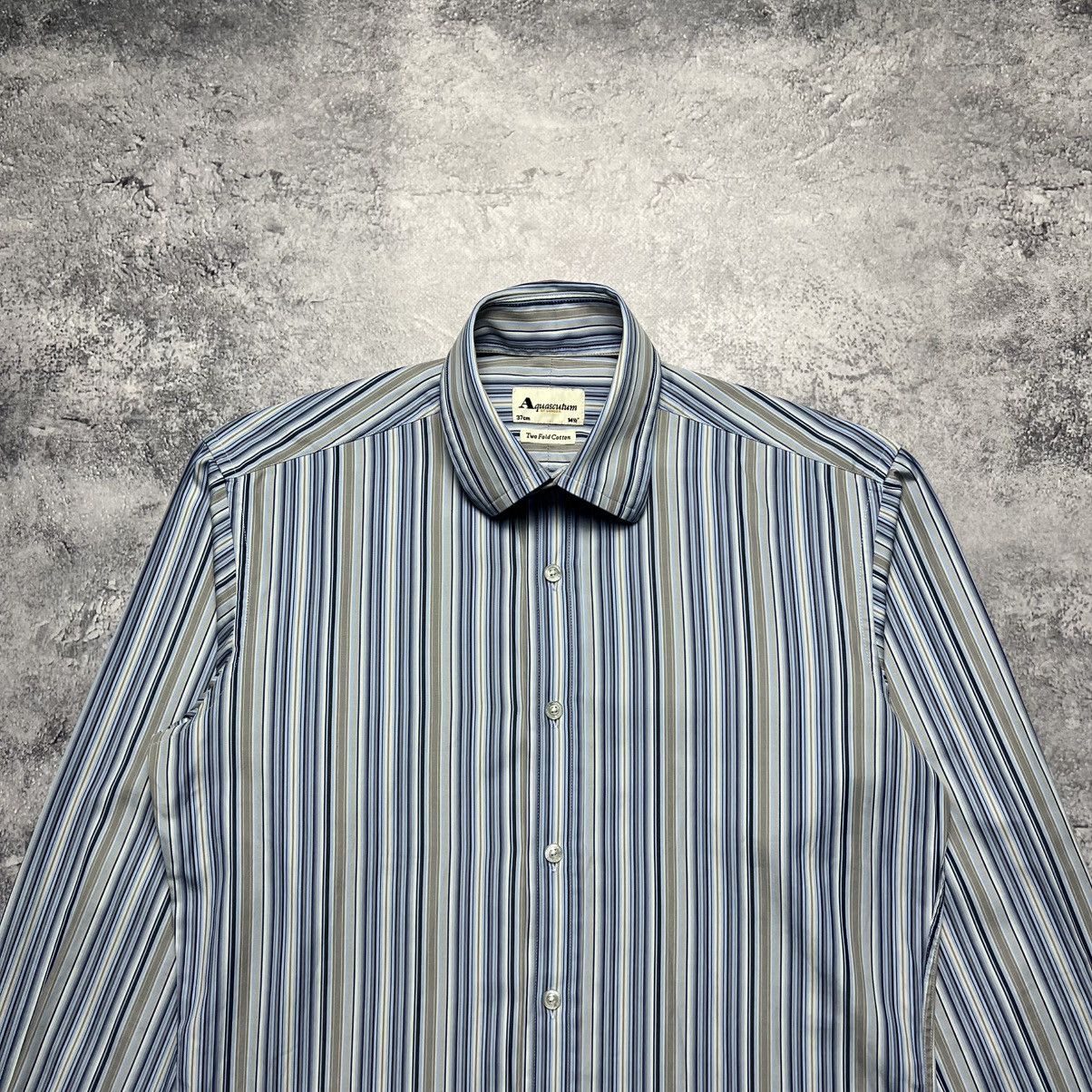 Aquascutum Vintage Aquascutum Striped Shirt Long Sleeve Button Up Size US L / EU 52-54 / 3 - 2 Thumbnail