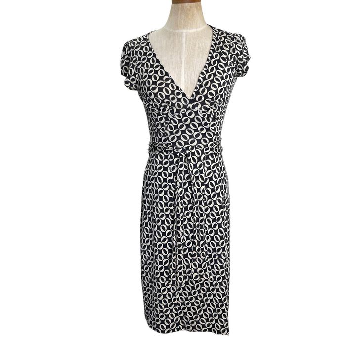 Diane von Furstenberg Diane Von Furstenberg DVF Iconic Wrap Dress Silk ...