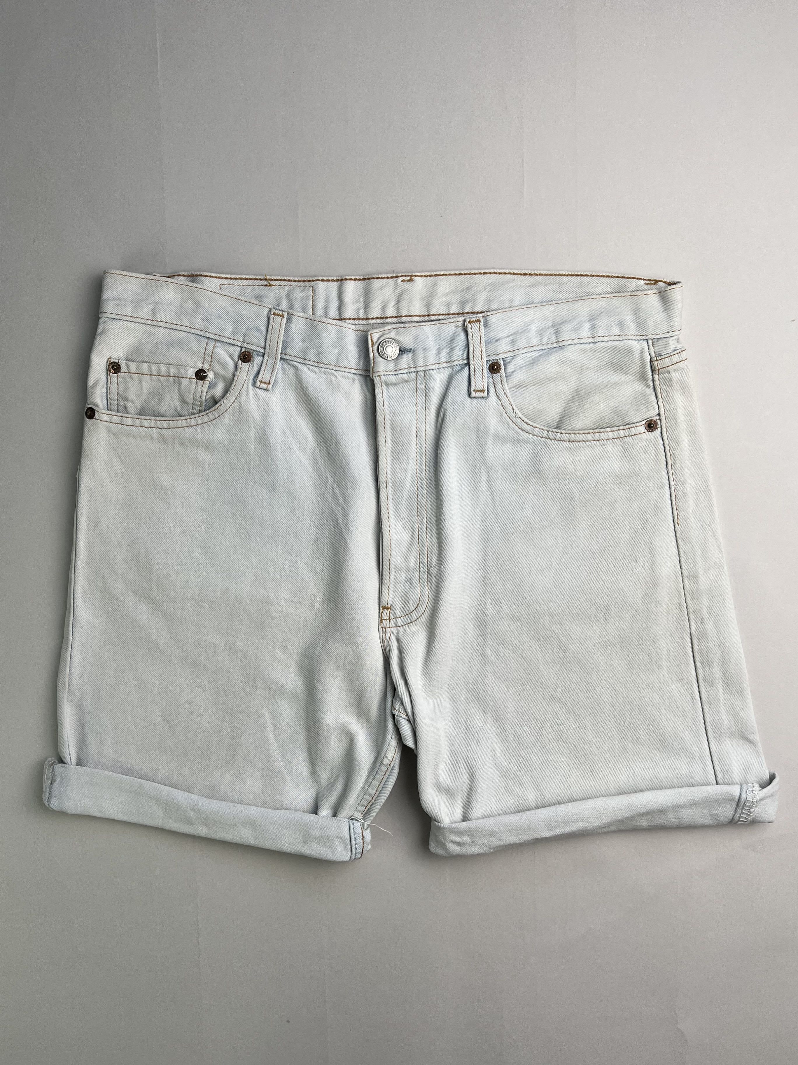 Levi's Levis 501 Jeans Shorts Light Wash W36 Size US 36 / EU 52 - 1 Thumbnail