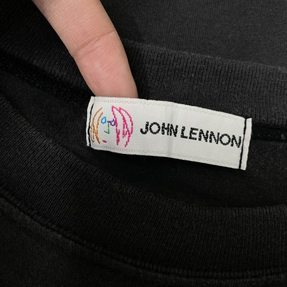Vintage Vintage 90s Vintage JOHN LENNON The Beatles Rock Star Black Size US M / EU 48-50 / 2 - 5 Thumbnail