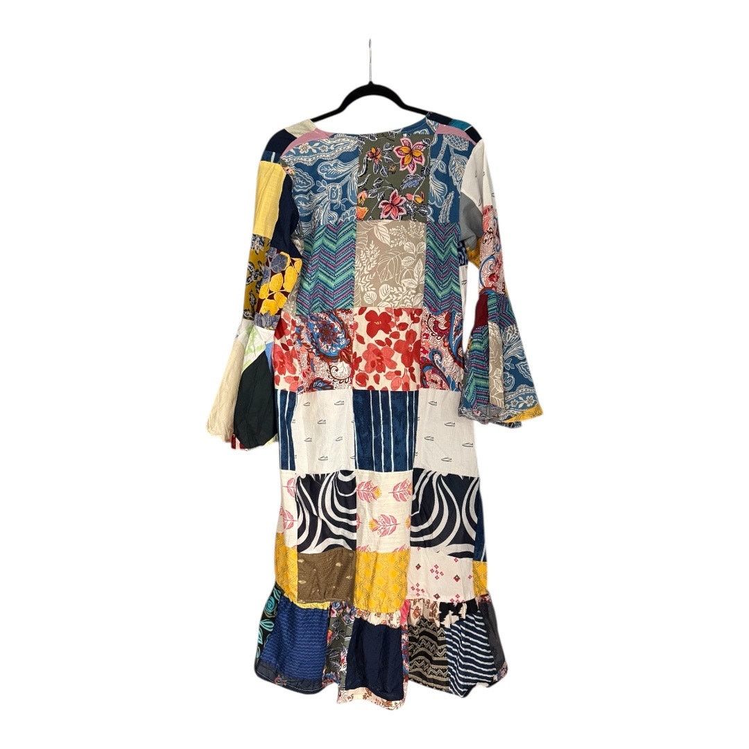 Other Ashley Taylor Boho Patchwork Cotton Dress NWT Size ONE SIZE - 3 Thumbnail